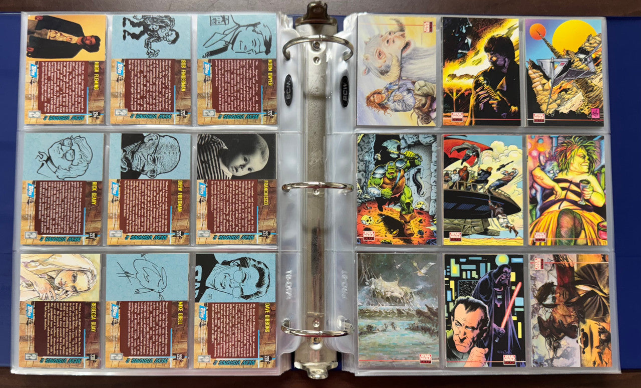 1993/95 Topps Star Wars Galaxy Series 1-3 Complete Sets (365) W/ Inserts