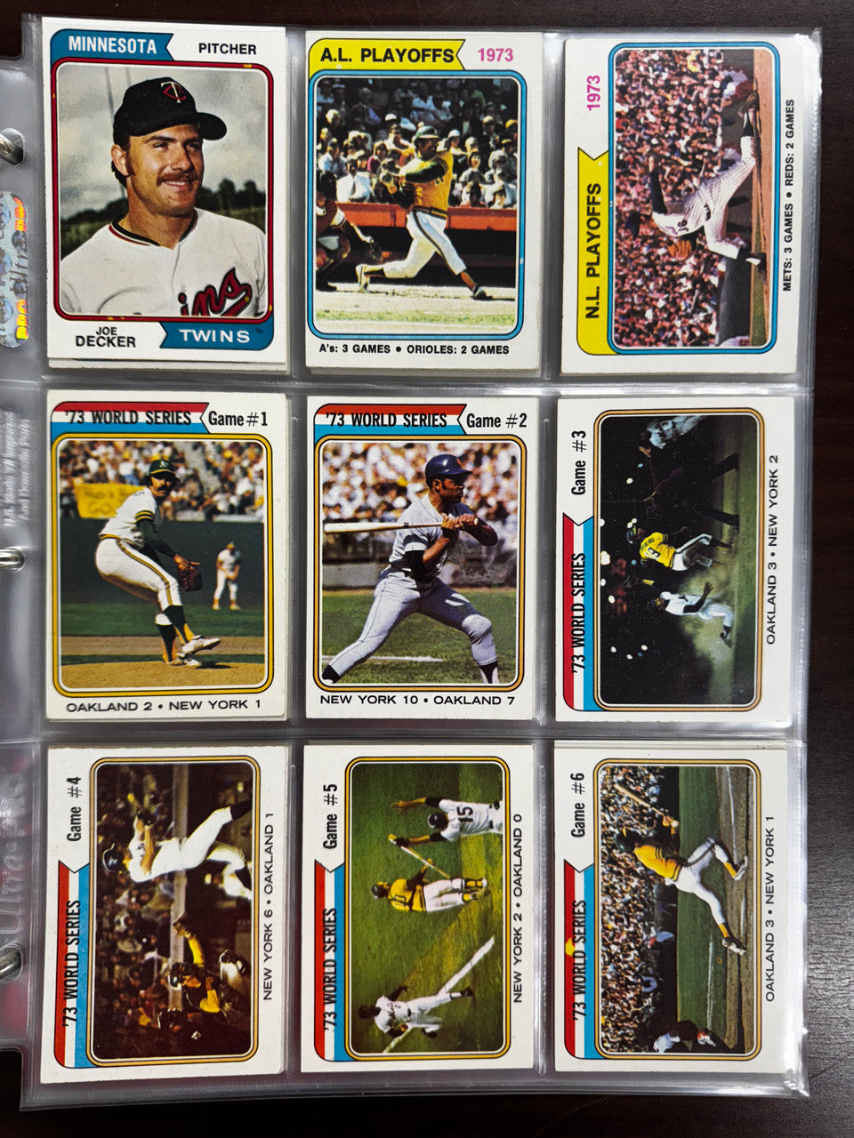 1974 Topps Baseball Complete Set (660) + All Variations Tradeds & Checklists EX