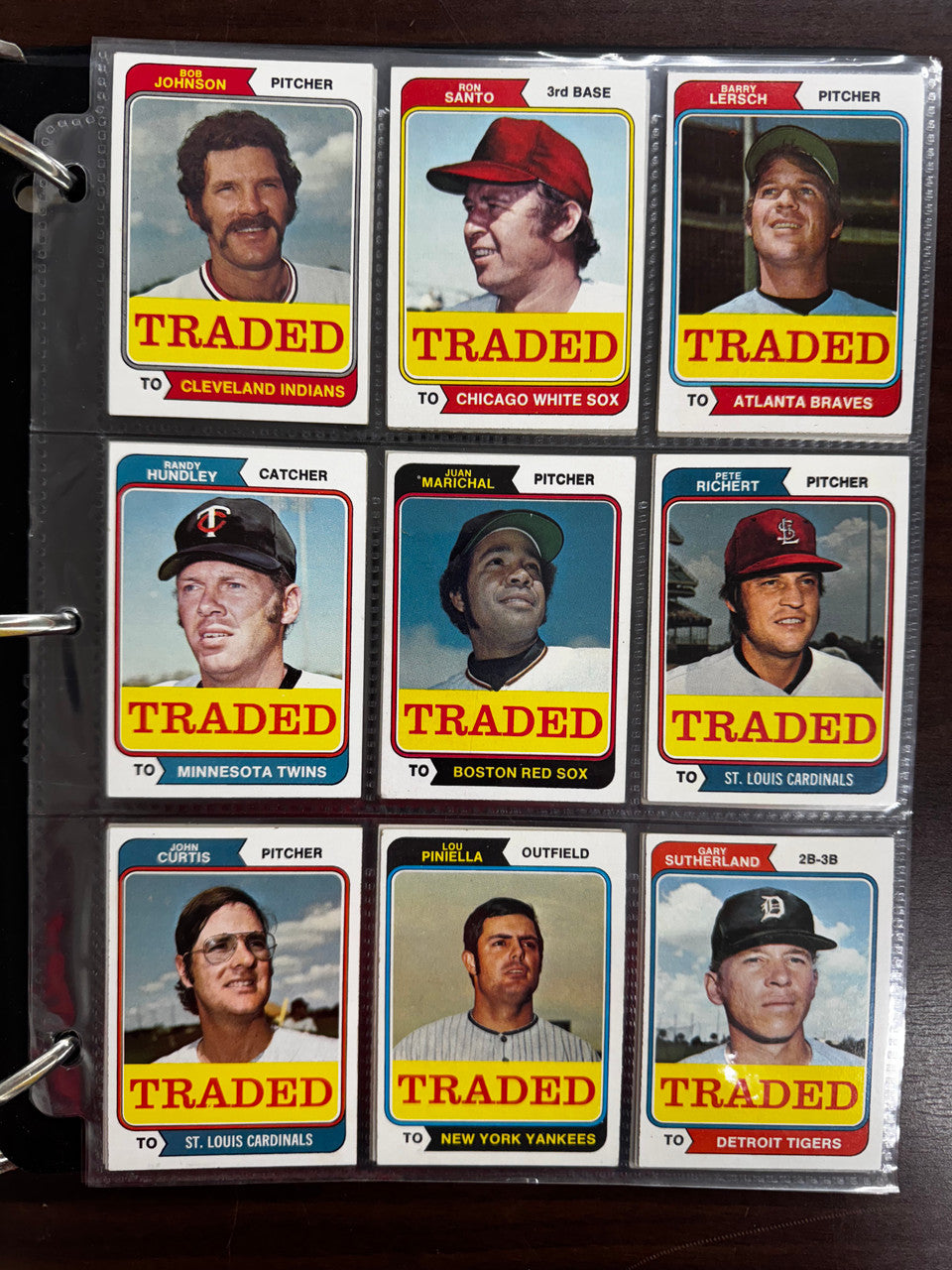 1974 Topps Baseball Complete Set (660) + All Variations Tradeds & Checklists EX