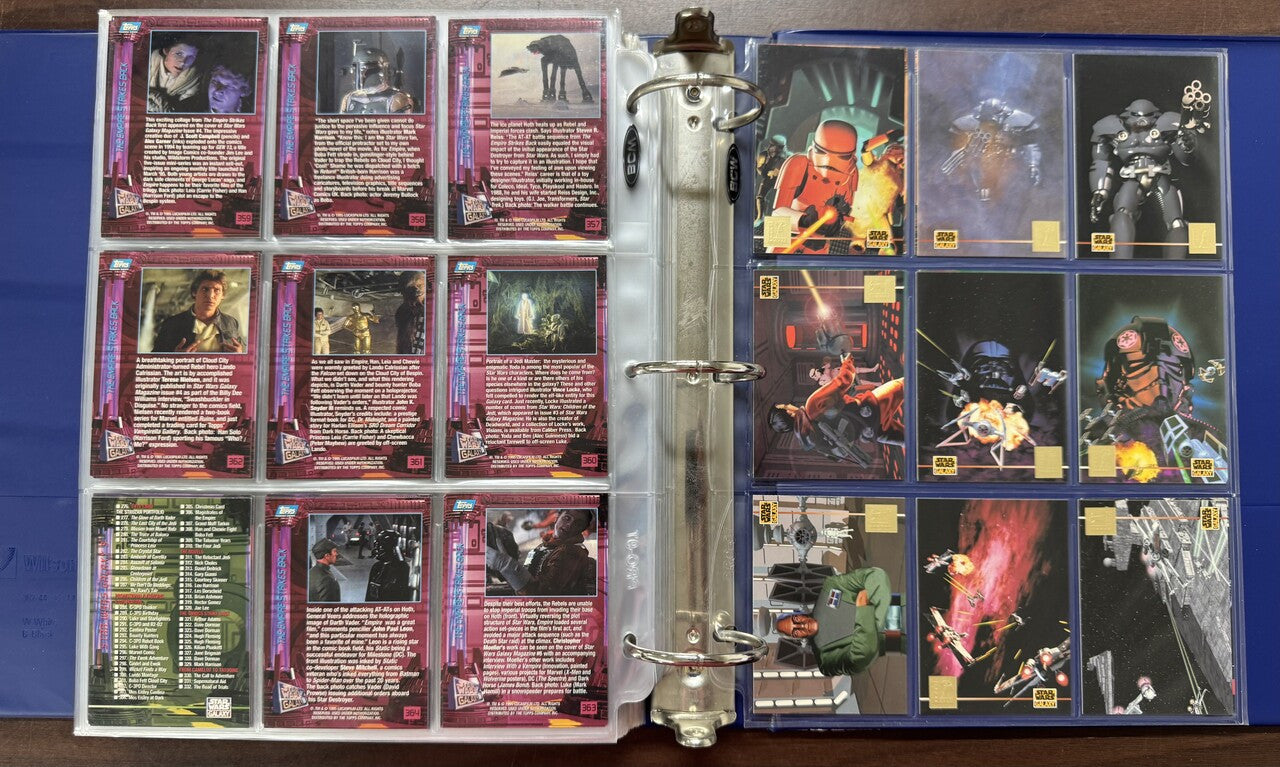 1993/95 Topps Star Wars Galaxy Series 1-3 Complete Sets (365) W/ Inserts