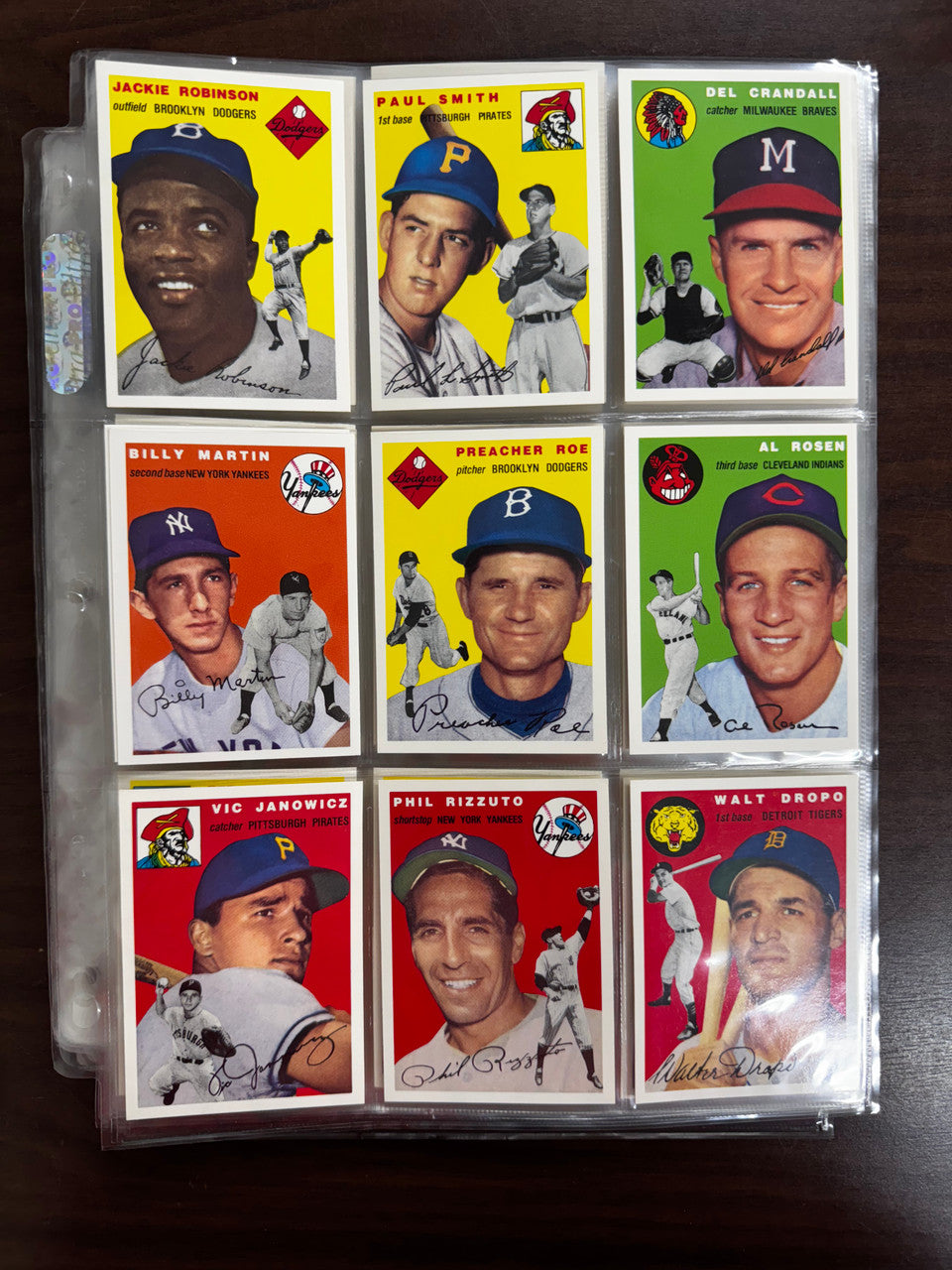 1994 Topps Archives Baseball 1954 Near Complete Set 257/259 No Mantle