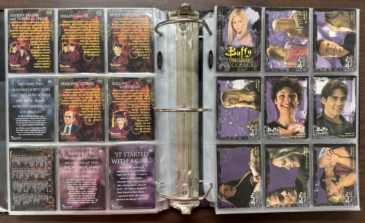 1998-2007 Inkworks Buffy the Vampire Slayer 1-7 Complete Sets 10th Anniversary