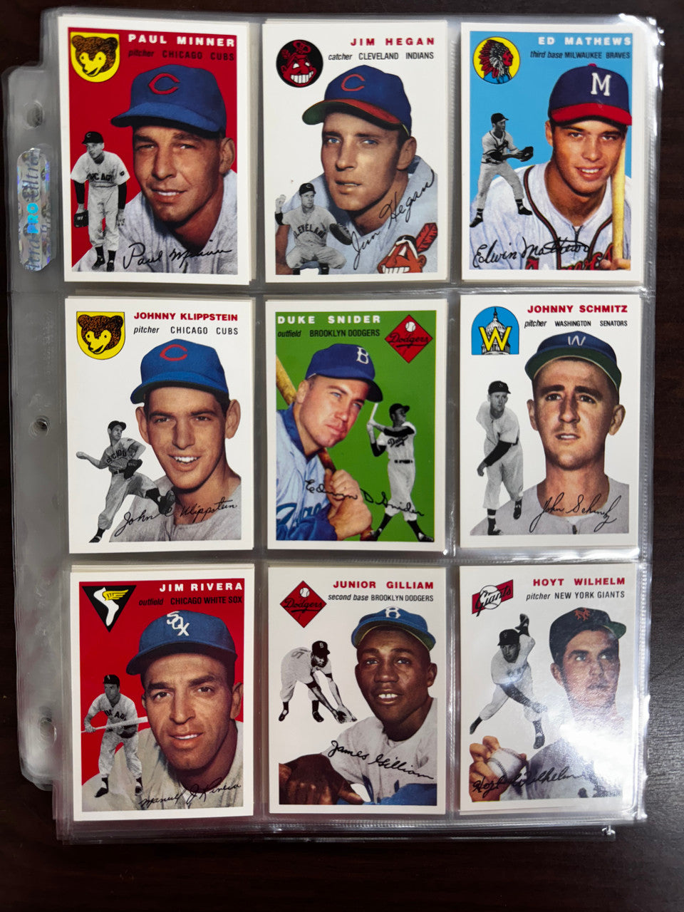 1994 Topps Archives Baseball 1954 Near Complete Set 257/259 No Mantle