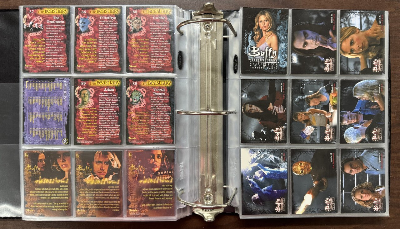 1998-2007 Inkworks Buffy the Vampire Slayer 1-7 Complete Sets 10th Anniversary