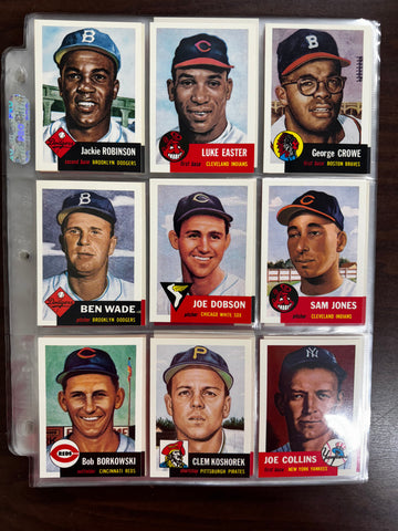 1991 Topps Archives Baseball 1953 Near Complete Set 327/330