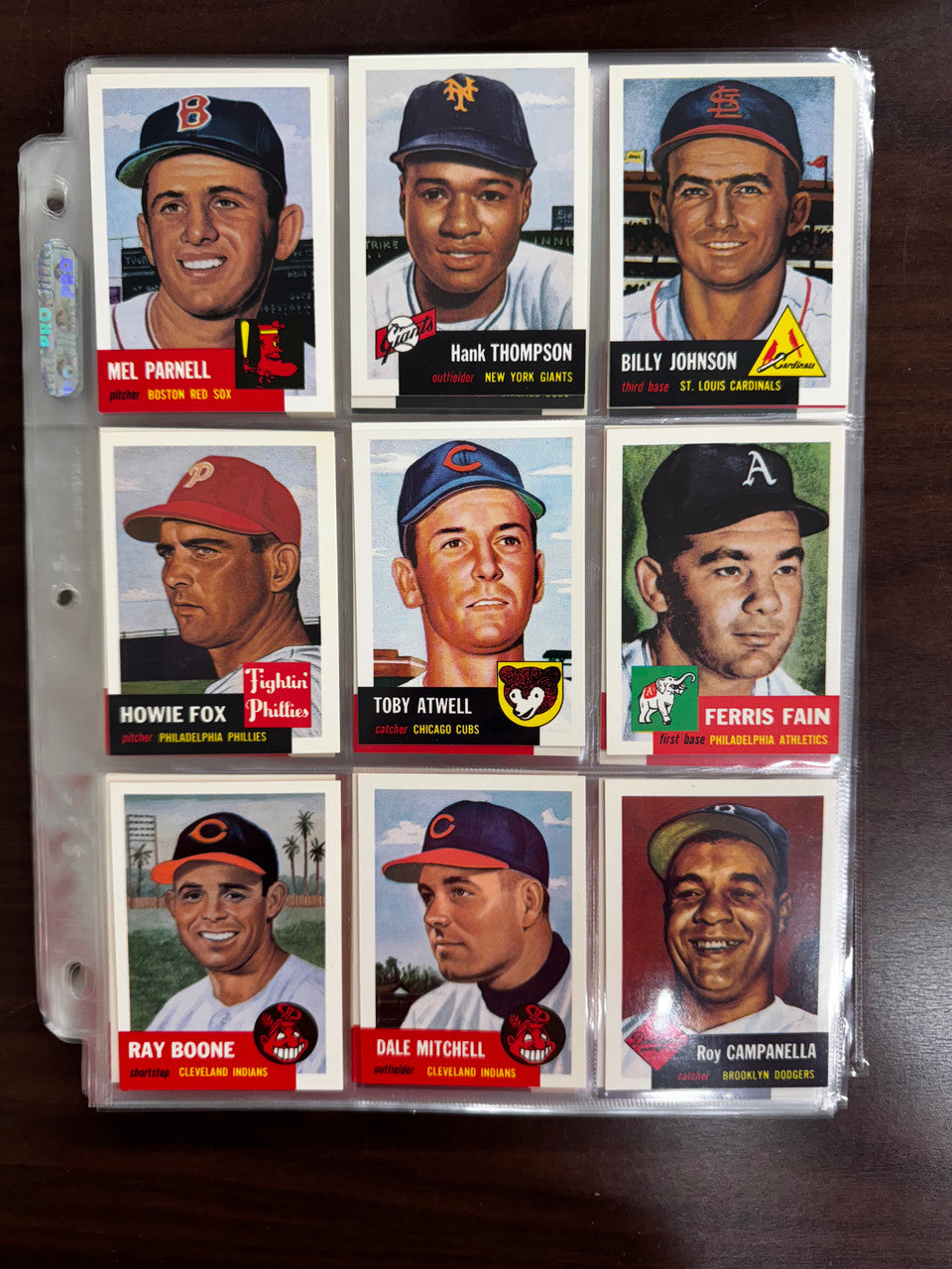 1991 Topps Archives Baseball 1953 Near Complete Set 327/330