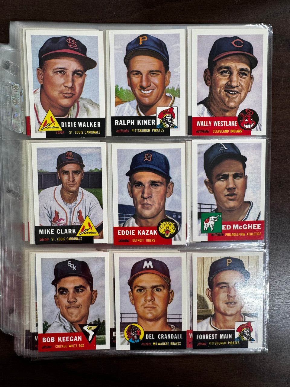 1991 Topps Archives Baseball 1953 Near Complete Set 327/330
