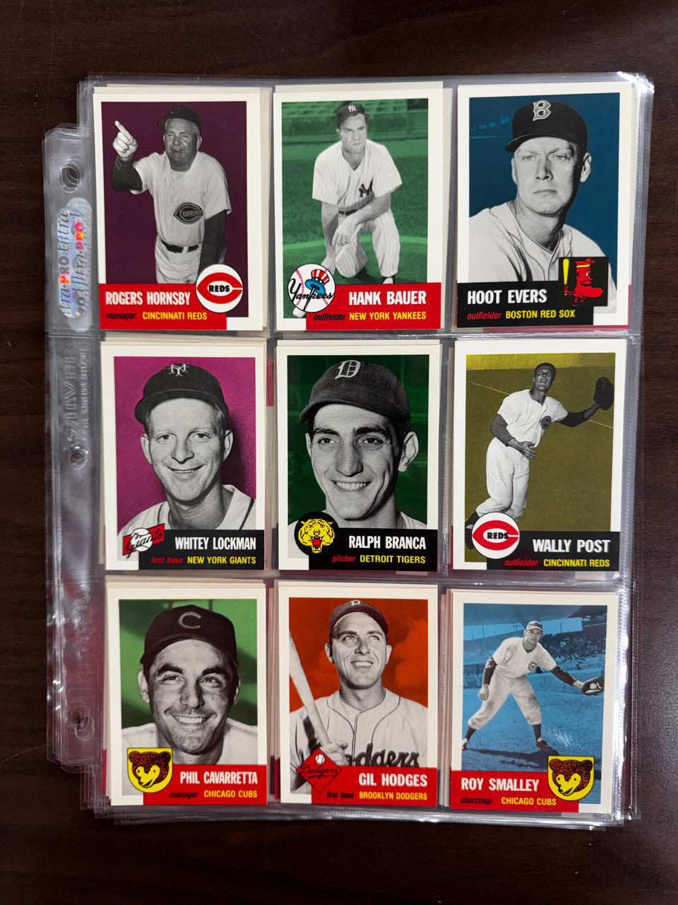 1991 Topps Archives Baseball 1953 Near Complete Set 327/330