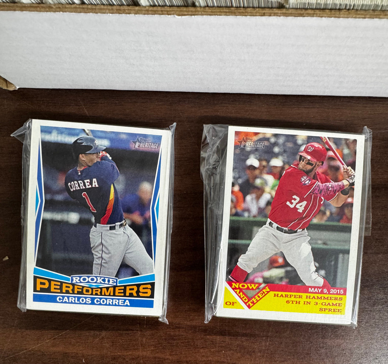 2015 Topps Heritage Baseball Complete Set w/ SPs & High (725) + 4 Insert Sets