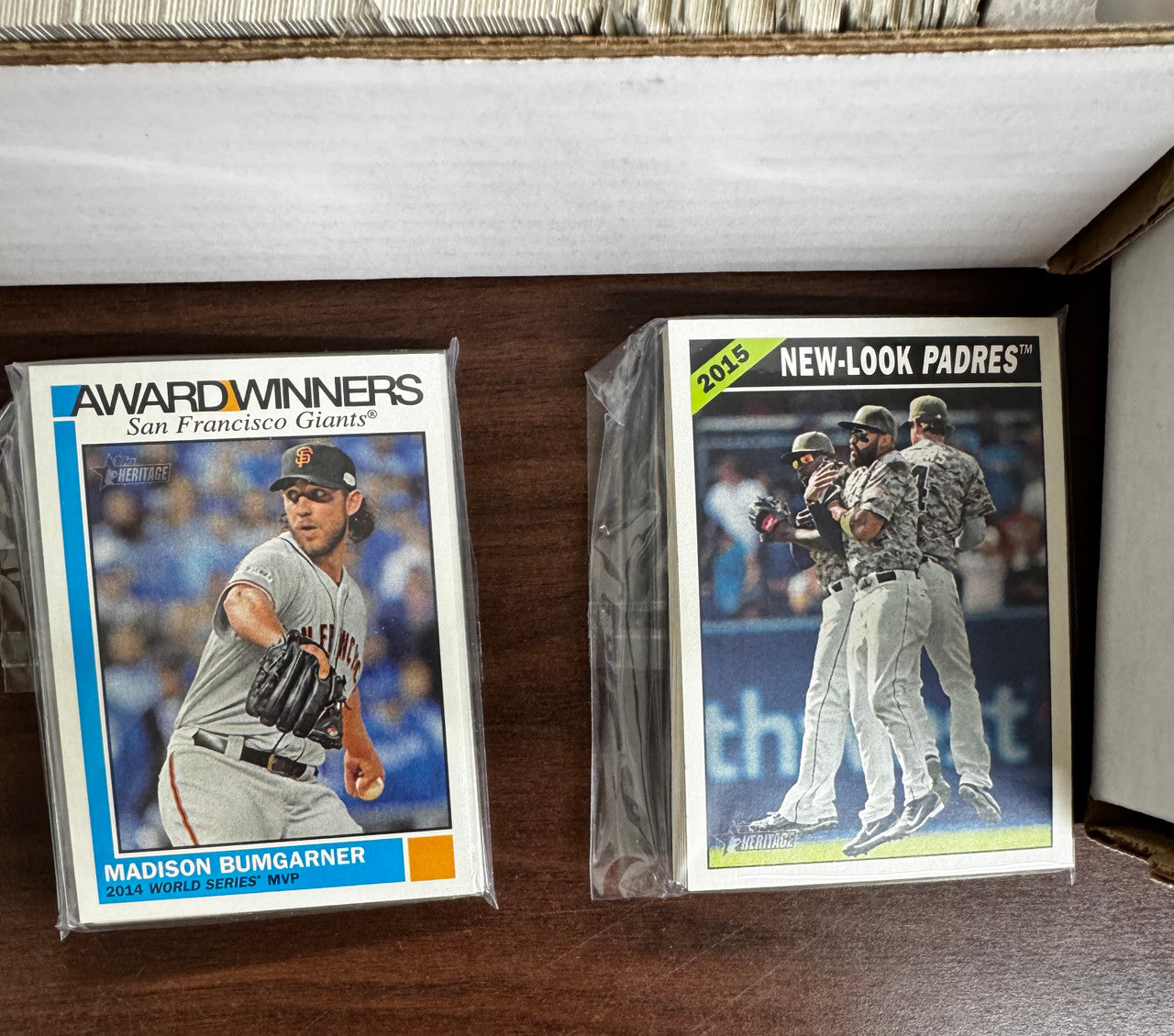 2015 Topps Heritage Baseball Complete Set w/ SPs & High (725) + 4 Insert Sets