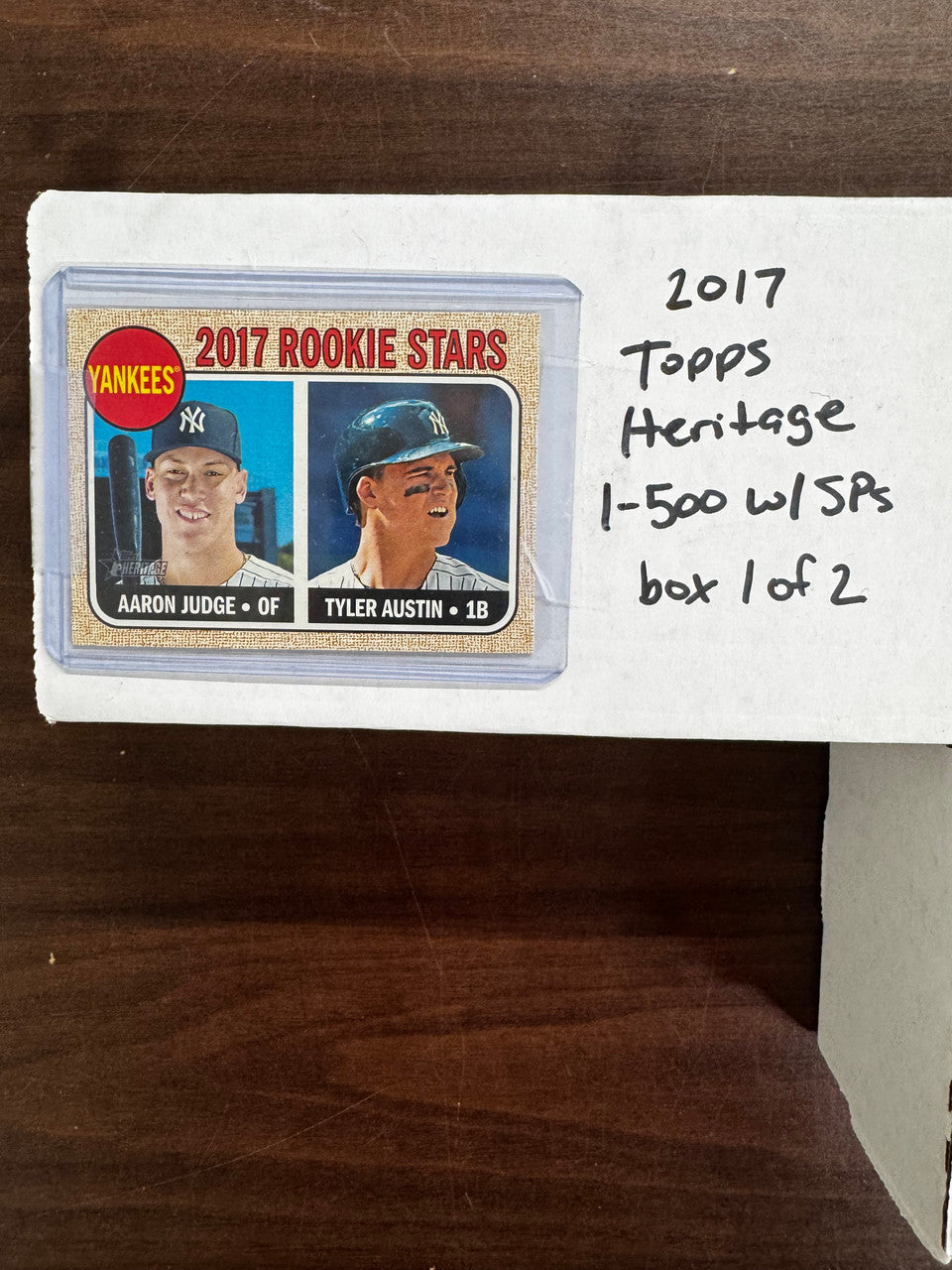 2017 Topps Heritage Baseball Complete Set w/ SPs & High (725) + 4 Insert Sets