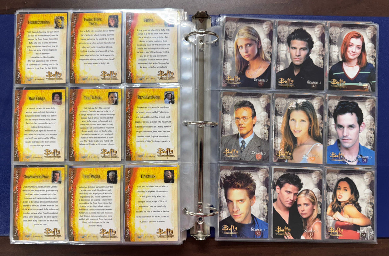 2000/06 Inkworks Buffy the Vampire Slayer Complete Extra Sets Story So Far