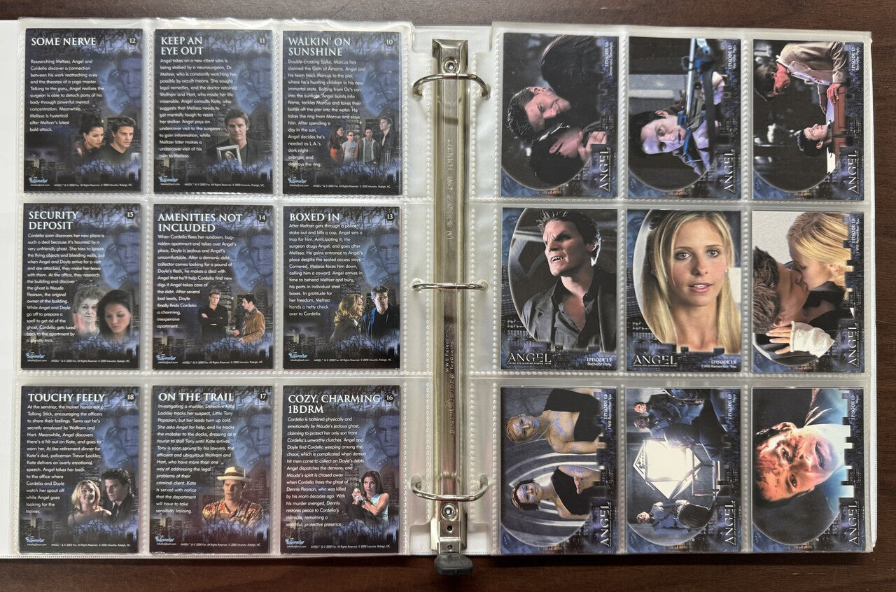 2000/05 Inkworks Spike The Complete Story and Angel Season 1 & 3 Complete Sets