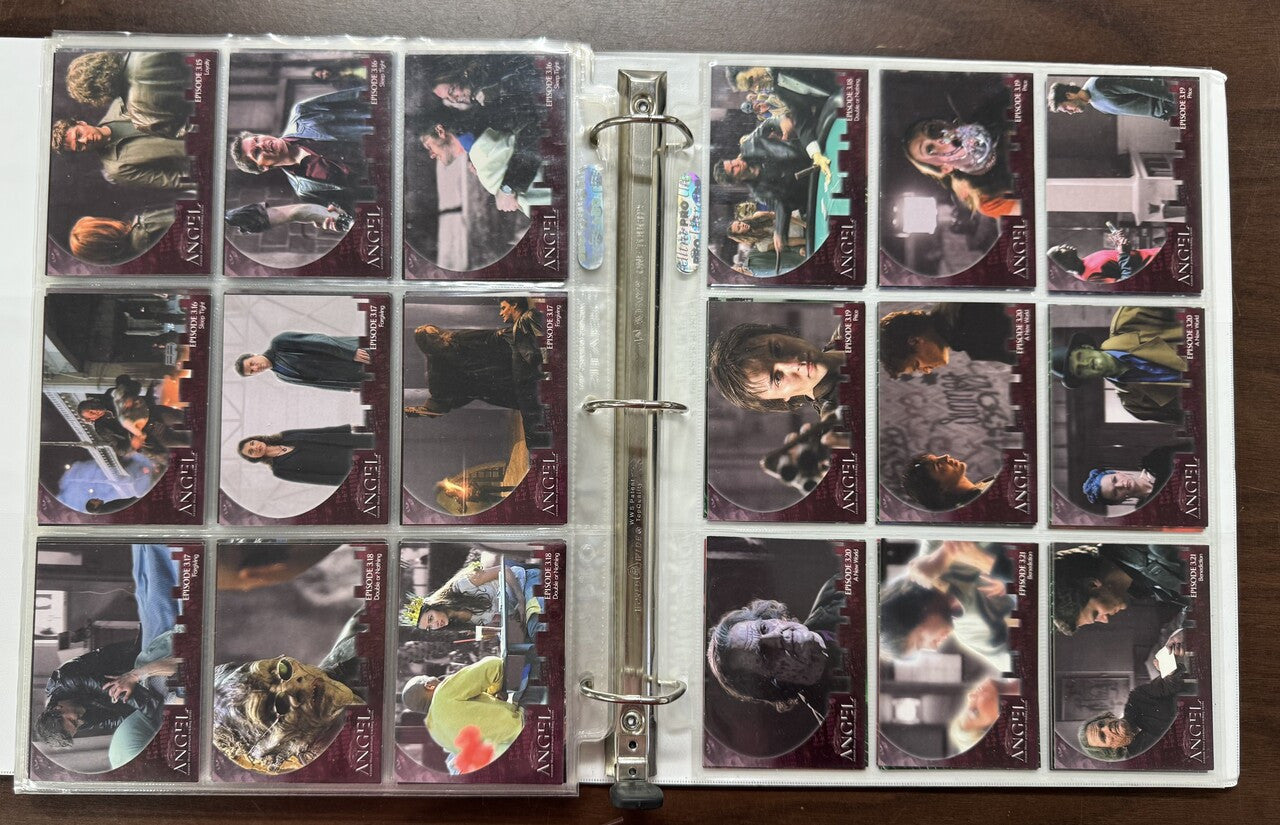 2000/05 Inkworks Spike The Complete Story and Angel Season 1 & 3 Complete Sets