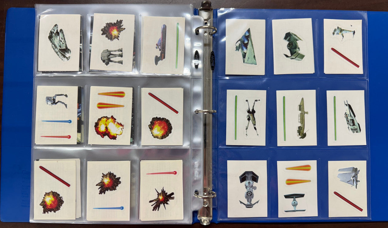 1996 Panini SkyBox Star Wars Stickers Series 1-2 Complete Sets (282)