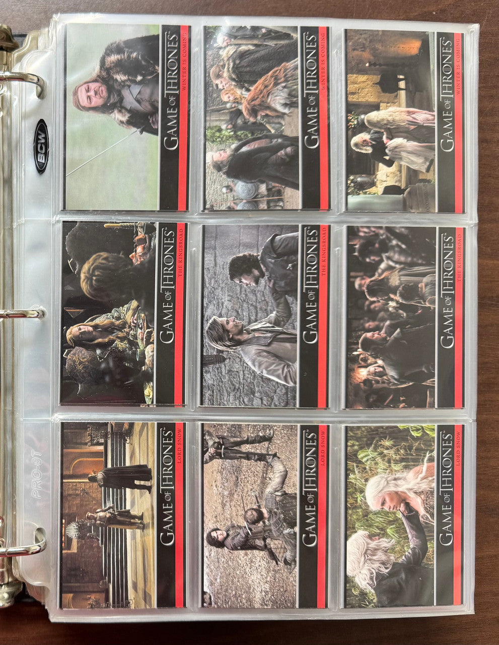 2012/16 Rittenhouse Game of Thrones Seasons 1-5 Complete Sets (458)