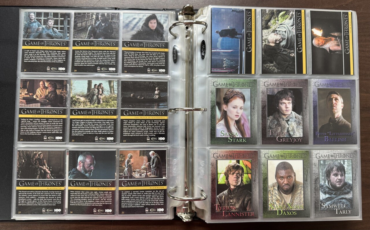 2012/16 Rittenhouse Game of Thrones Seasons 1-5 Complete Sets (458)