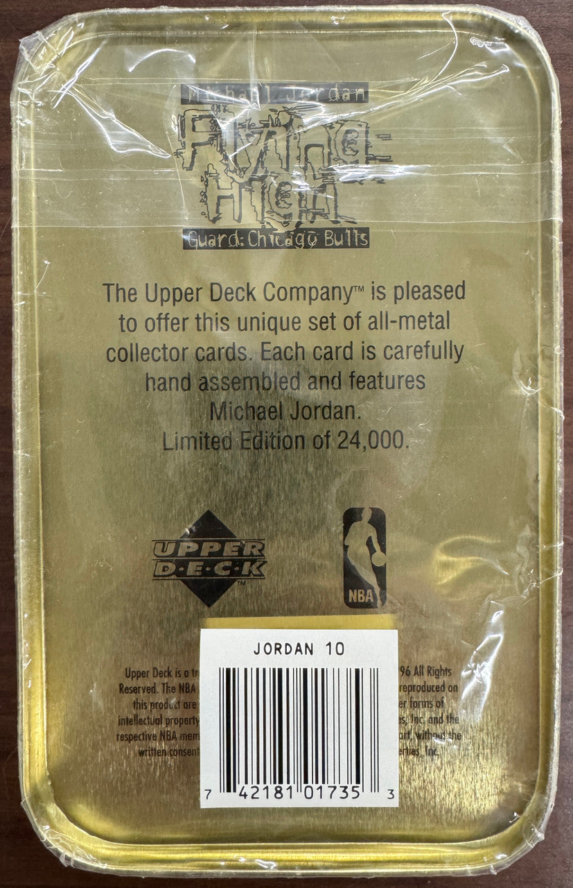 1996 Upper Deck Michael Jordan Flying High Tin Set Sealed