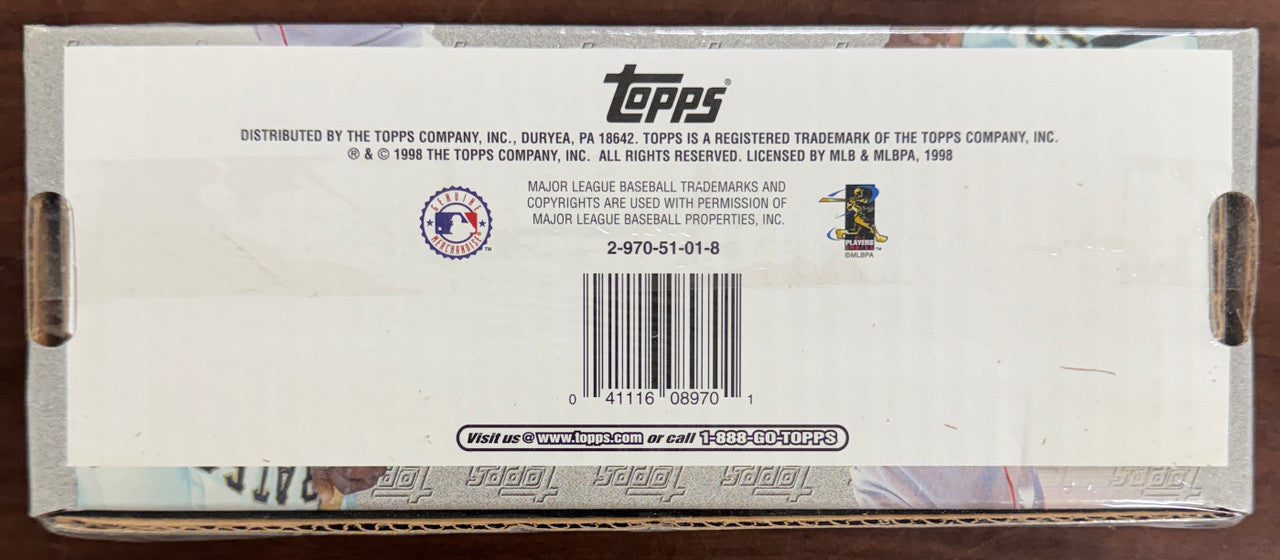 1998 Topps Baseball Complete Set Factory Sealed