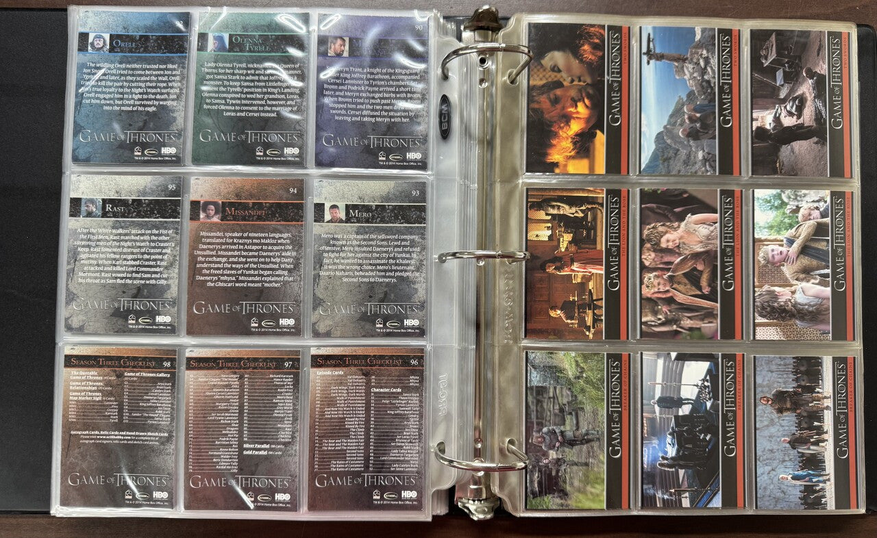 2012/16 Rittenhouse Game of Thrones Seasons 1-5 Complete Sets (458)