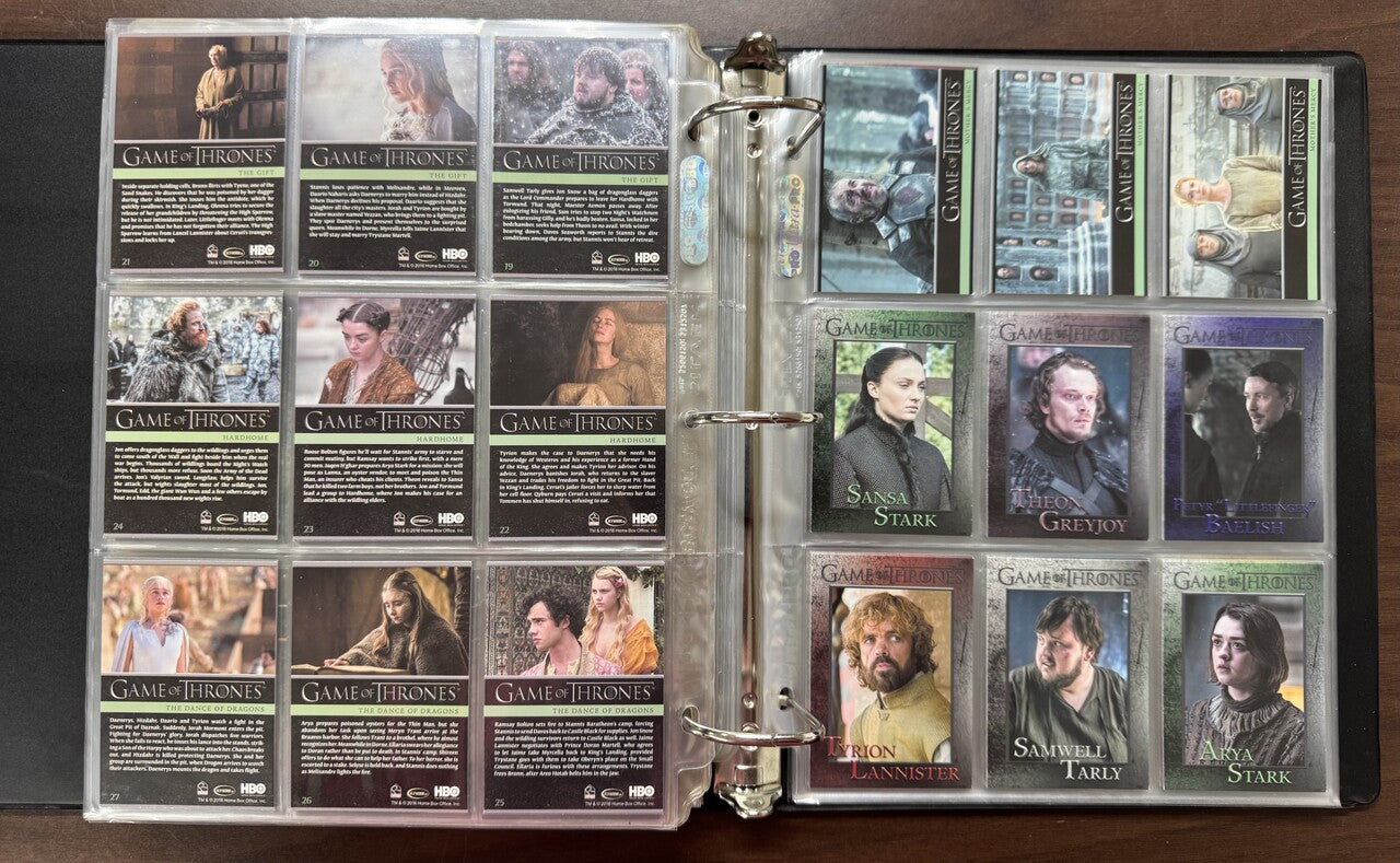 2012/16 Rittenhouse Game of Thrones Seasons 1-5 Complete Sets (458)