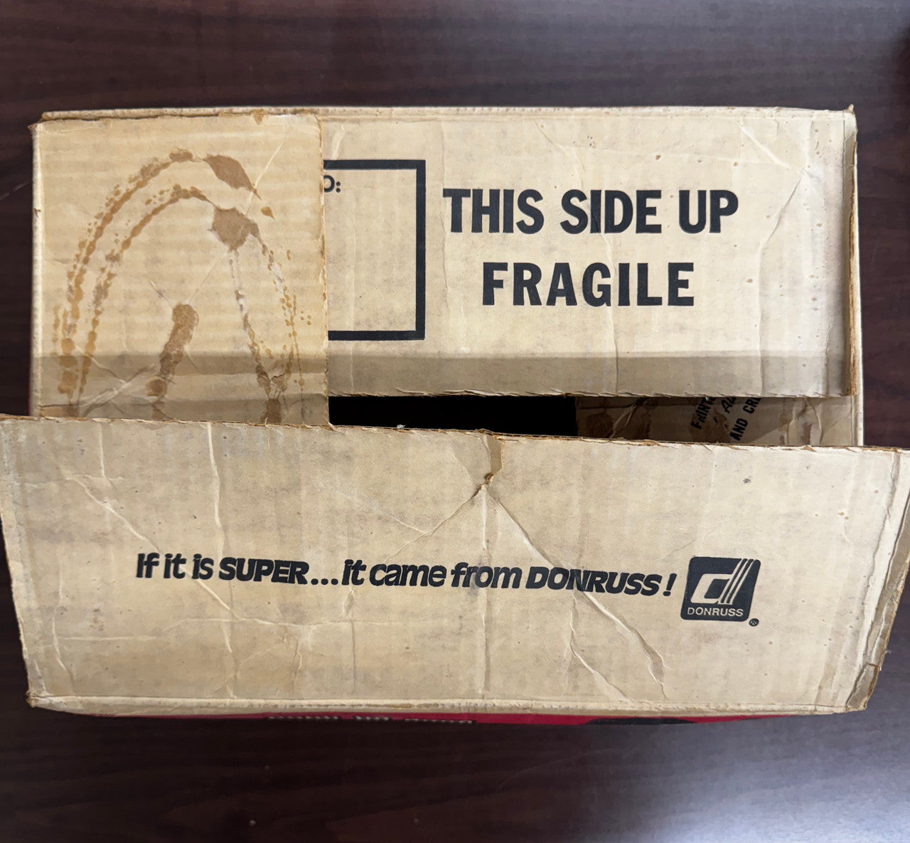 1978 Donruss Elvis Collectors Series Box w/ 27 Sealed Wax Packs + Empty Case