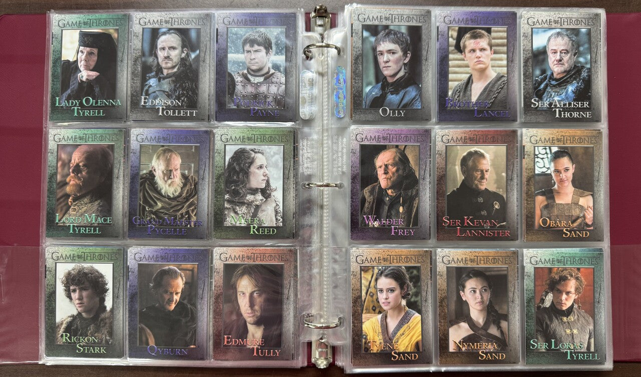 2017/20 Rittenhouse Game of Thrones Seasons 6-8 Complete Sets (241)
