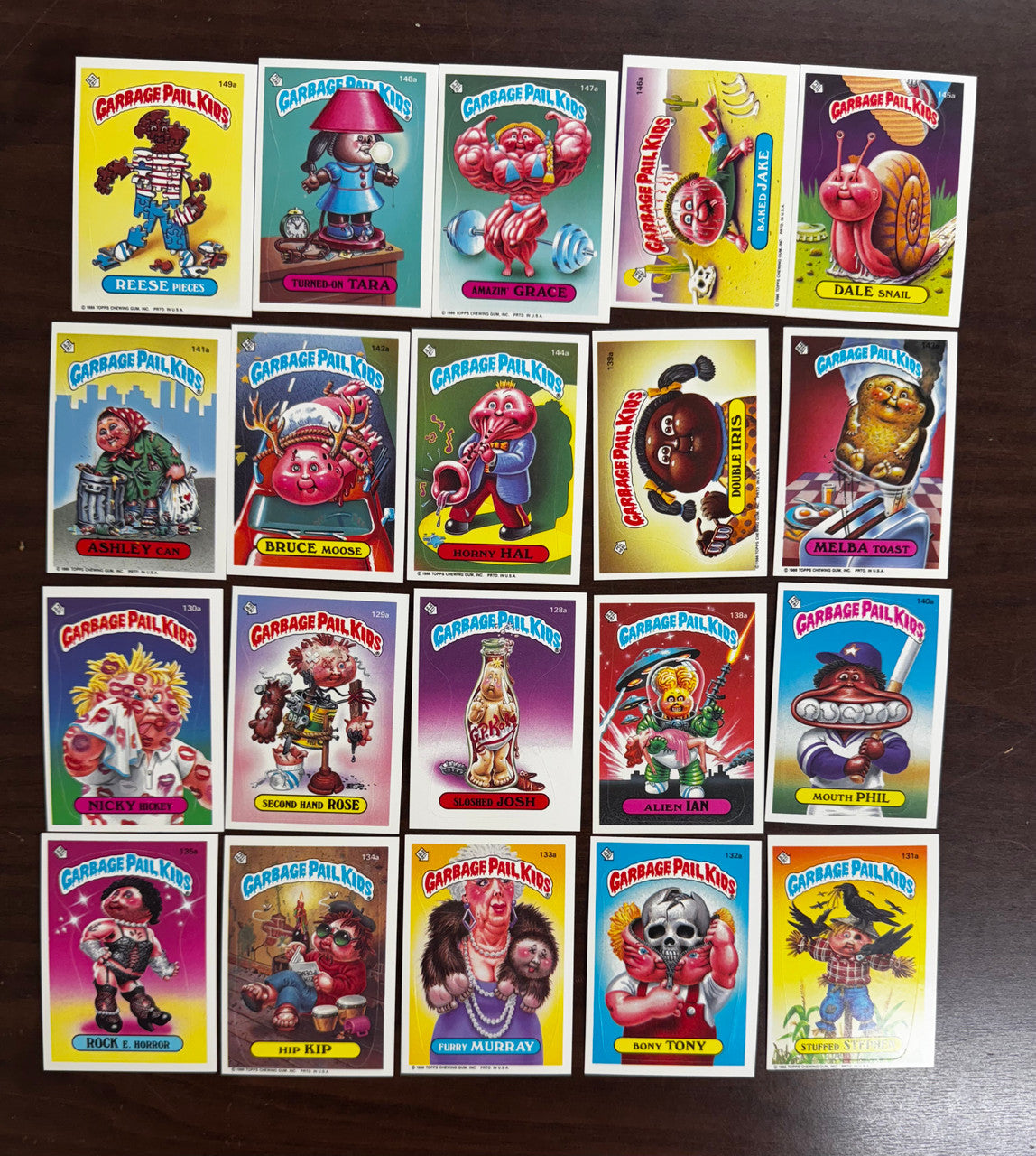 1986 Topps Garbage Pail Kids Series 4 Complete Set (88) NM-MT
