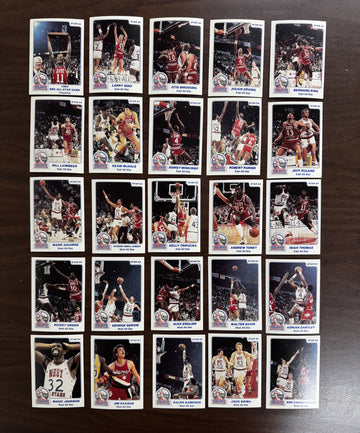 1984 Star Co. NBA Basketball All Star Game Set (25) NM-MT Bird Magic