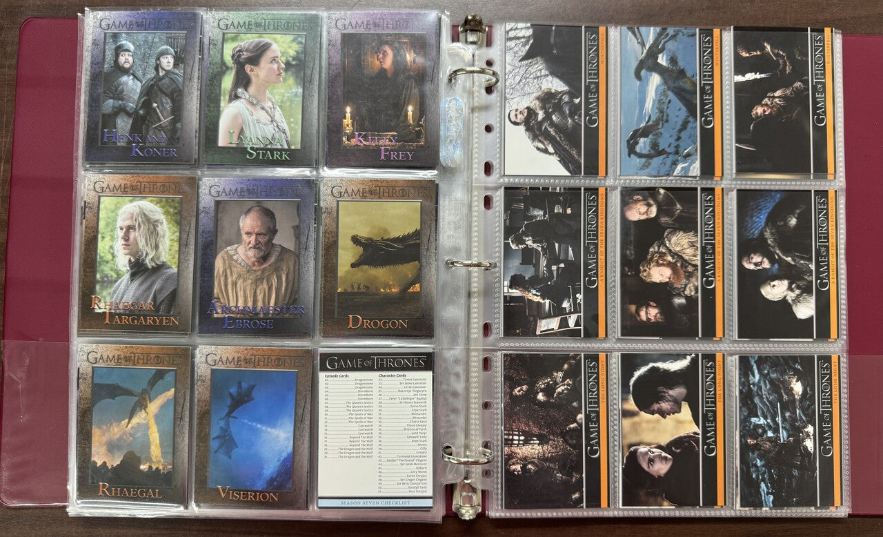 2017/20 Rittenhouse Game of Thrones Seasons 6-8 Complete Sets (241)