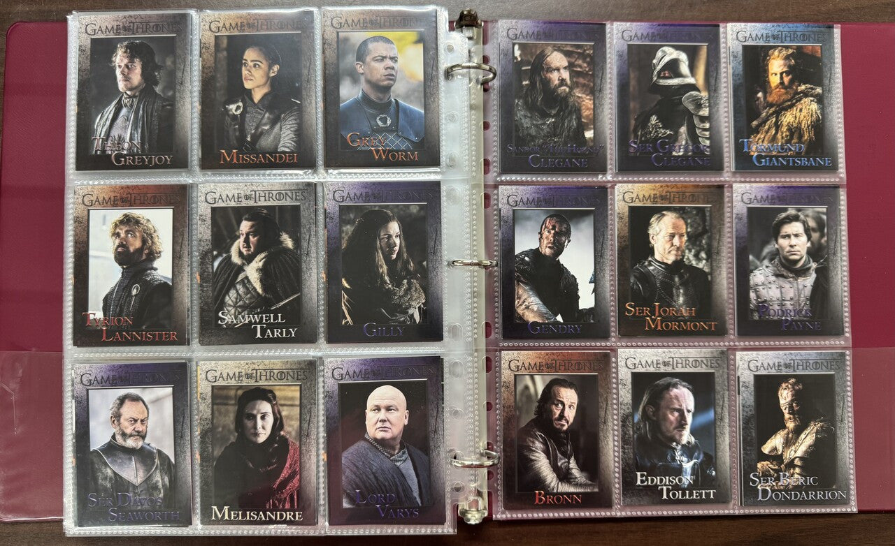 2017/20 Rittenhouse Game of Thrones Seasons 6-8 Complete Sets (241)