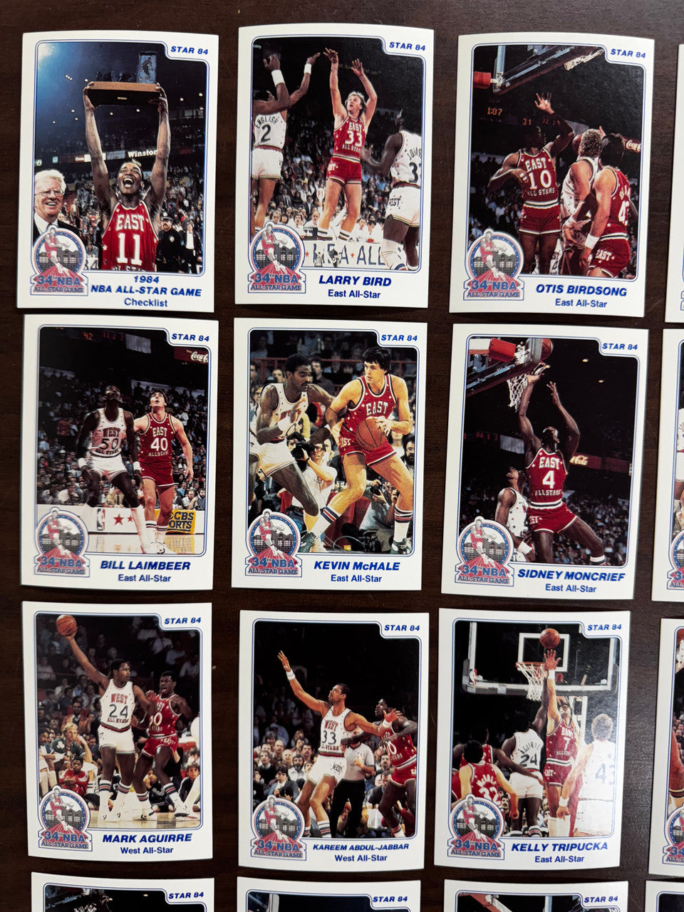 1984 Star Co. NBA Basketball All Star Game Set (25) NM-MT Bird Magic