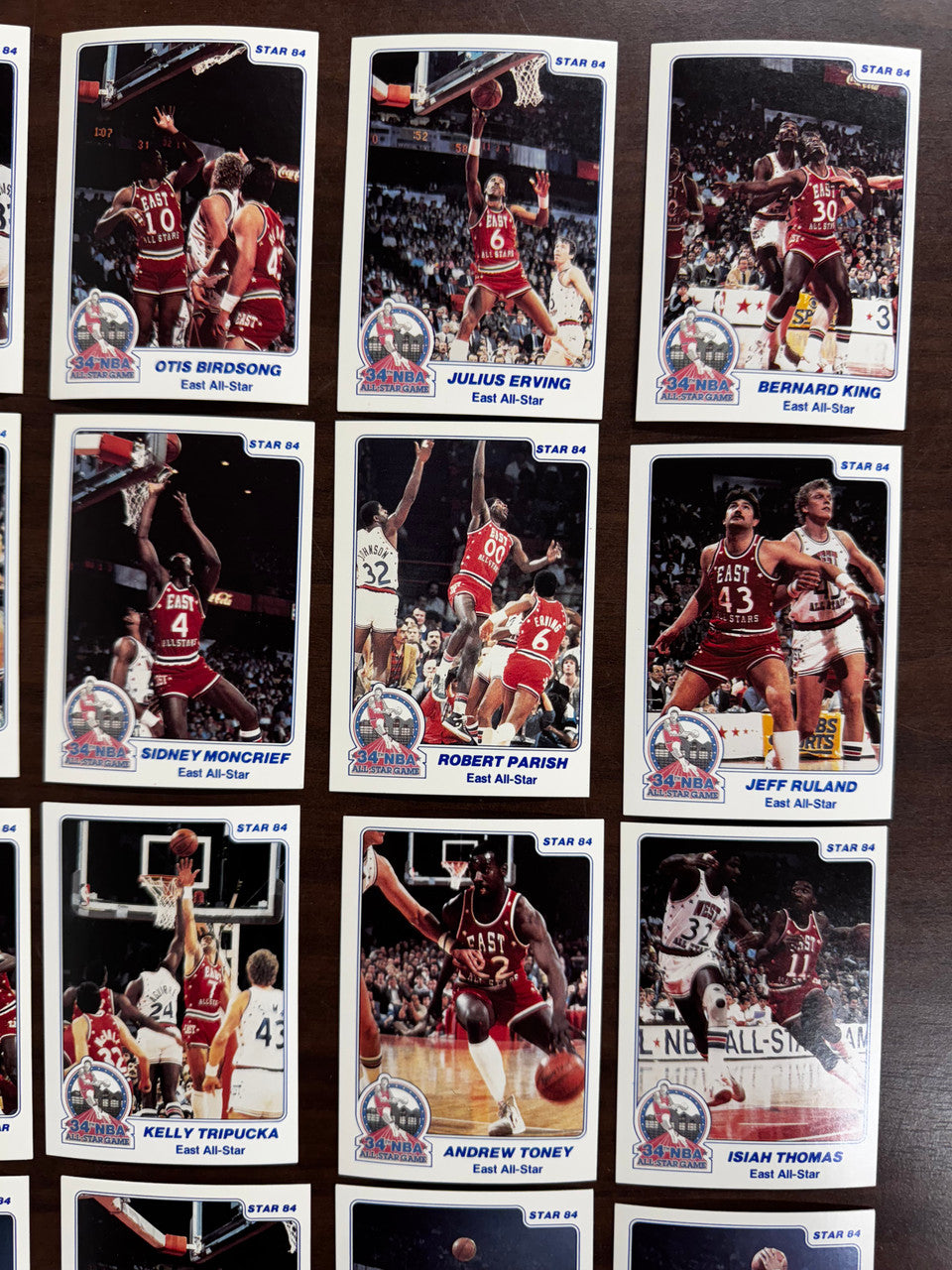 1984 Star Co. NBA Basketball All Star Game Set (25) NM-MT Bird Magic