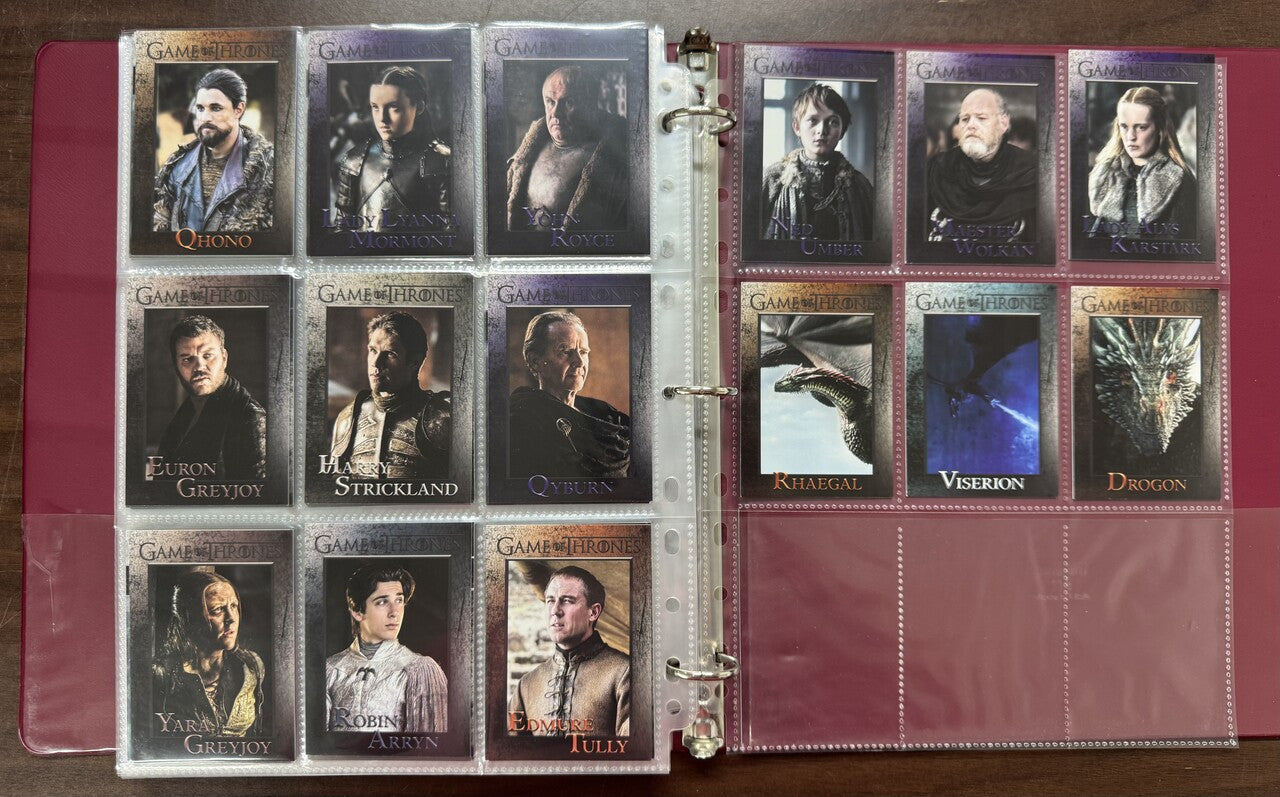 2017/20 Rittenhouse Game of Thrones Seasons 6-8 Complete Sets (241)