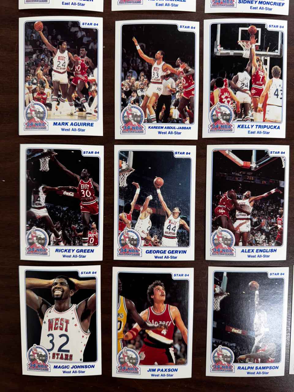 1984 Star Co. NBA Basketball All Star Game Set (25) NM-MT Bird Magic