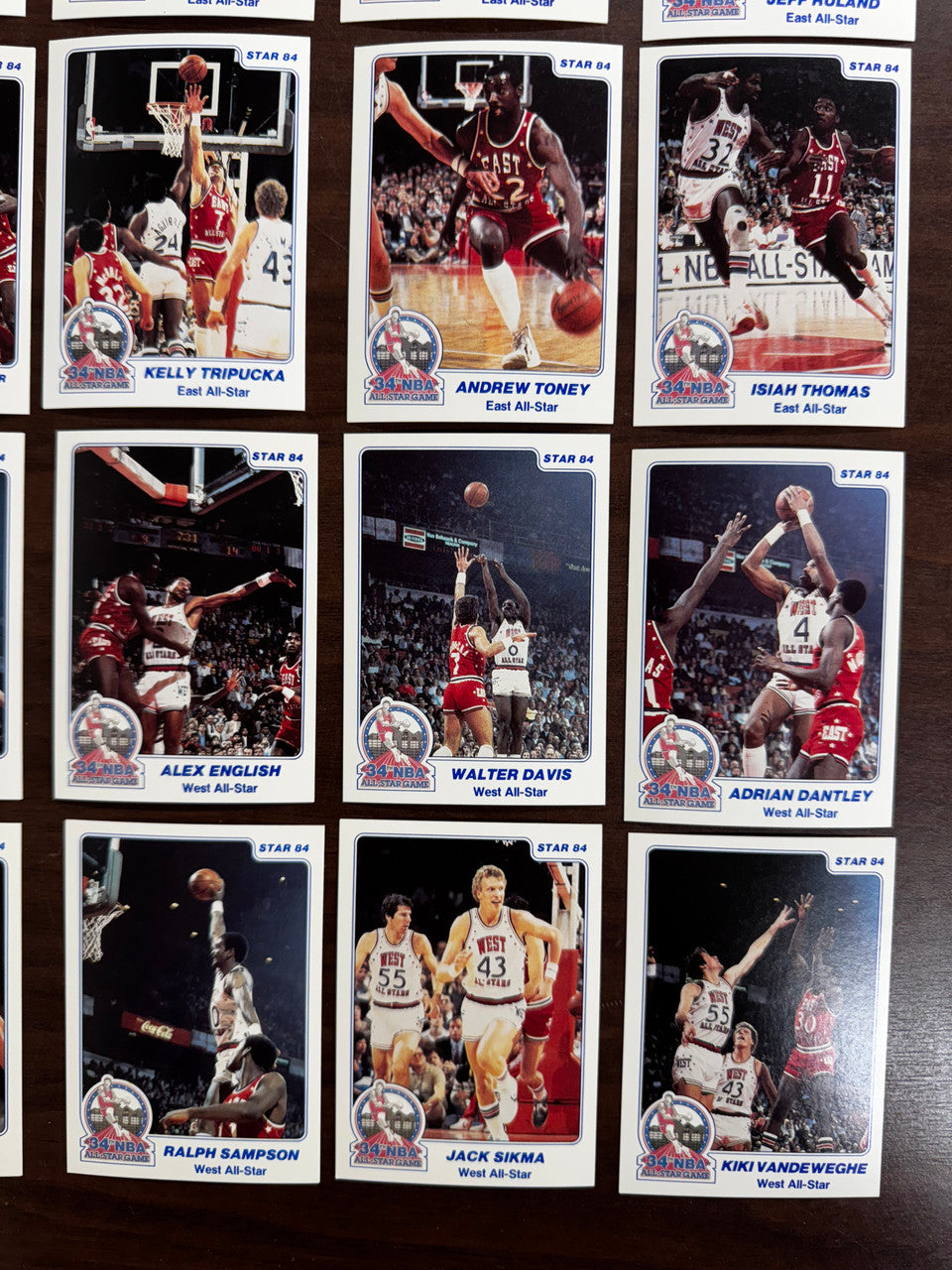 1984 Star Co. NBA Basketball All Star Game Set (25) NM-MT Bird Magic