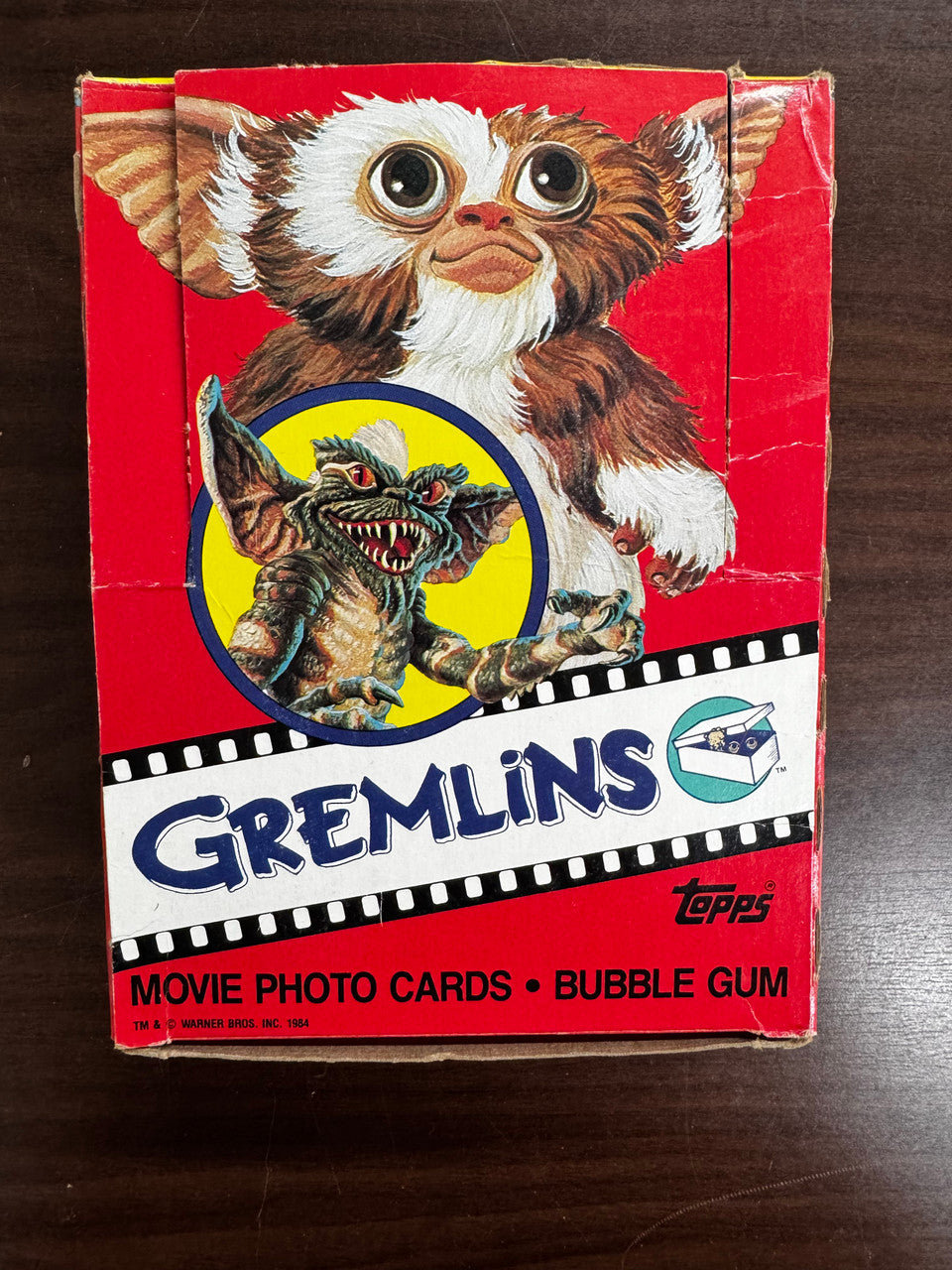 1984 Topps Gremlins Box w/ 27 Factory Sealed Wax Packs