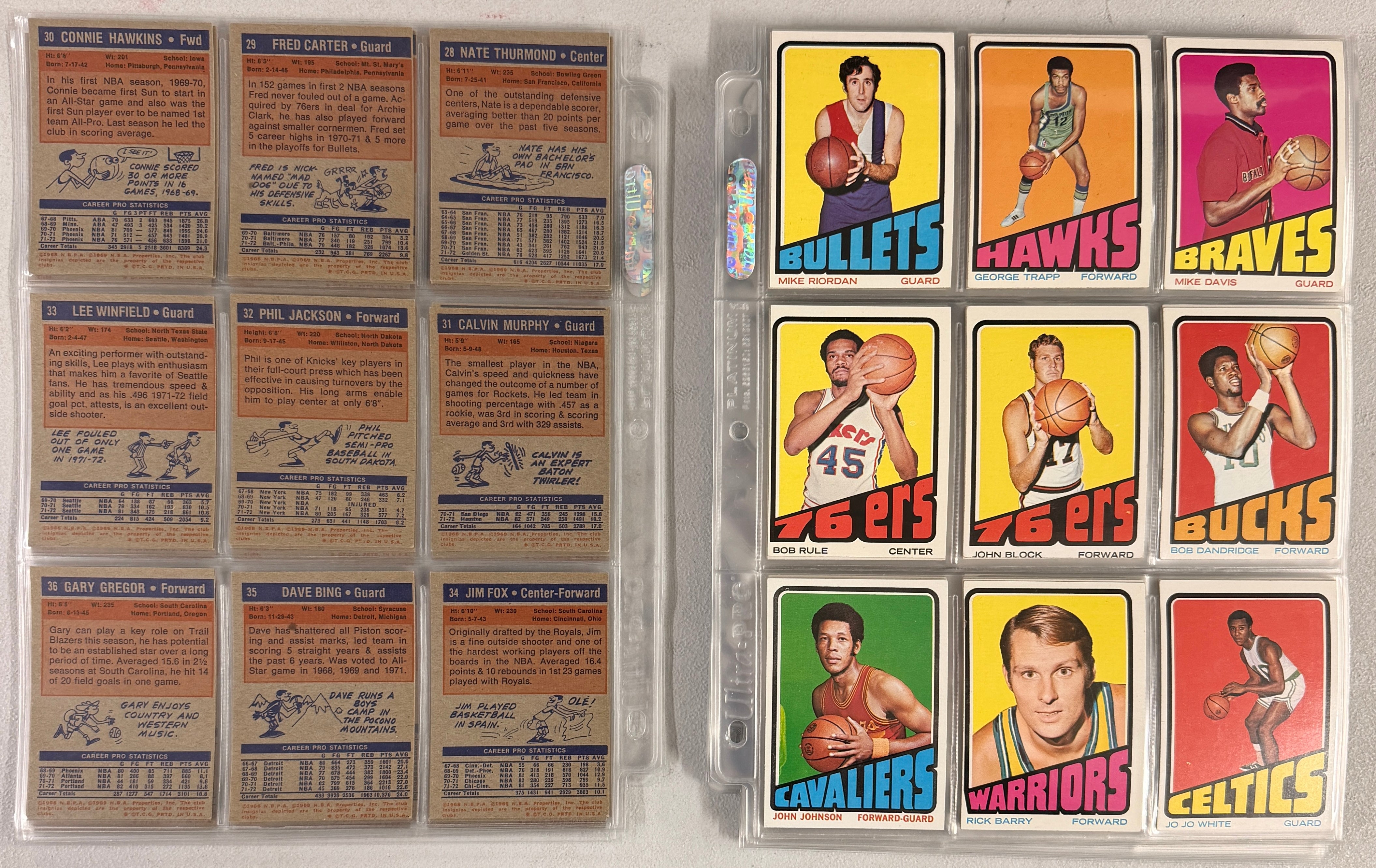 1972/73 Topps Basketball Complete Set (264) EX-NM w/ Wax Wrapper