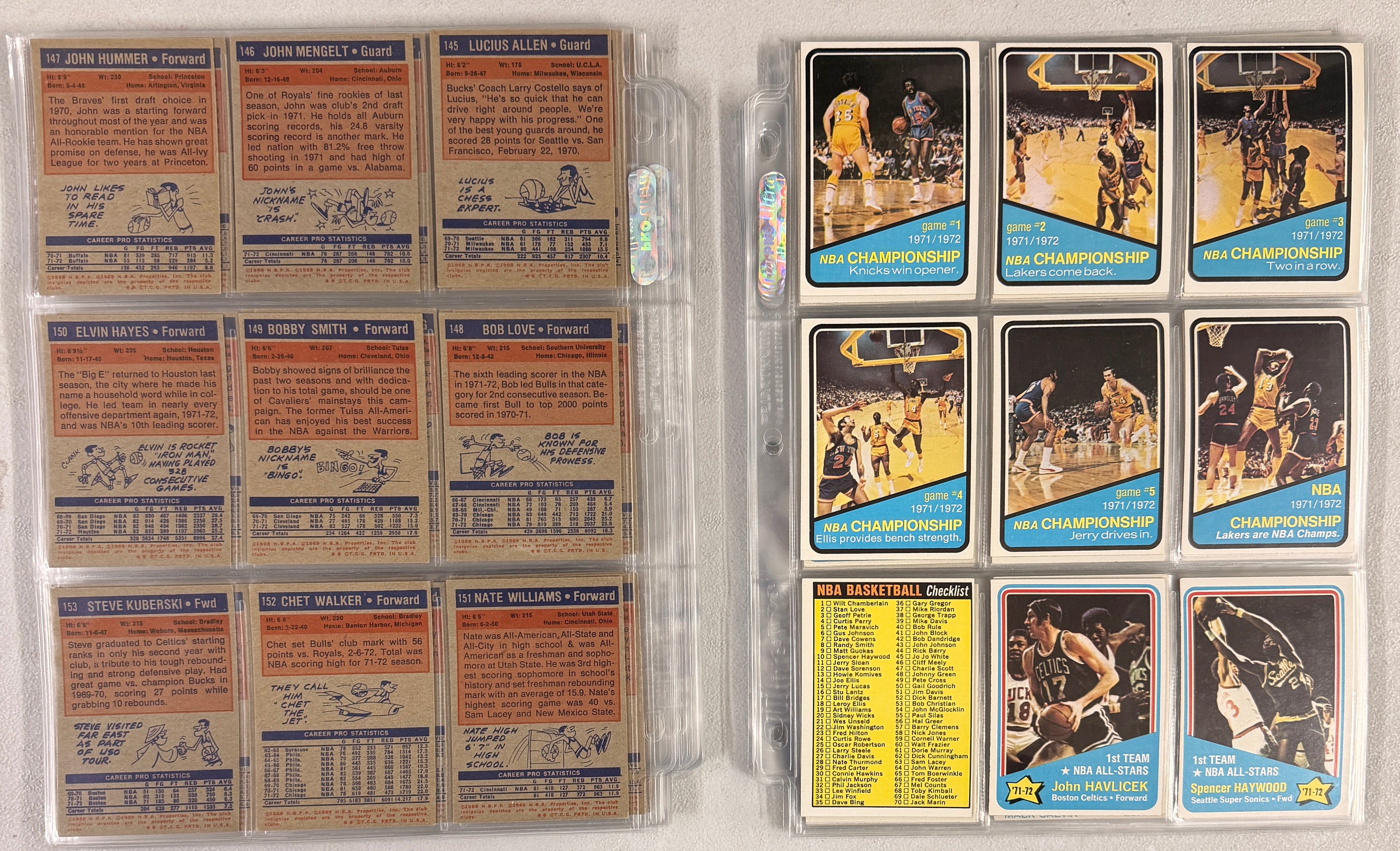 1972/73 Topps Basketball Complete Set (264) EX-NM w/ Wax Wrapper