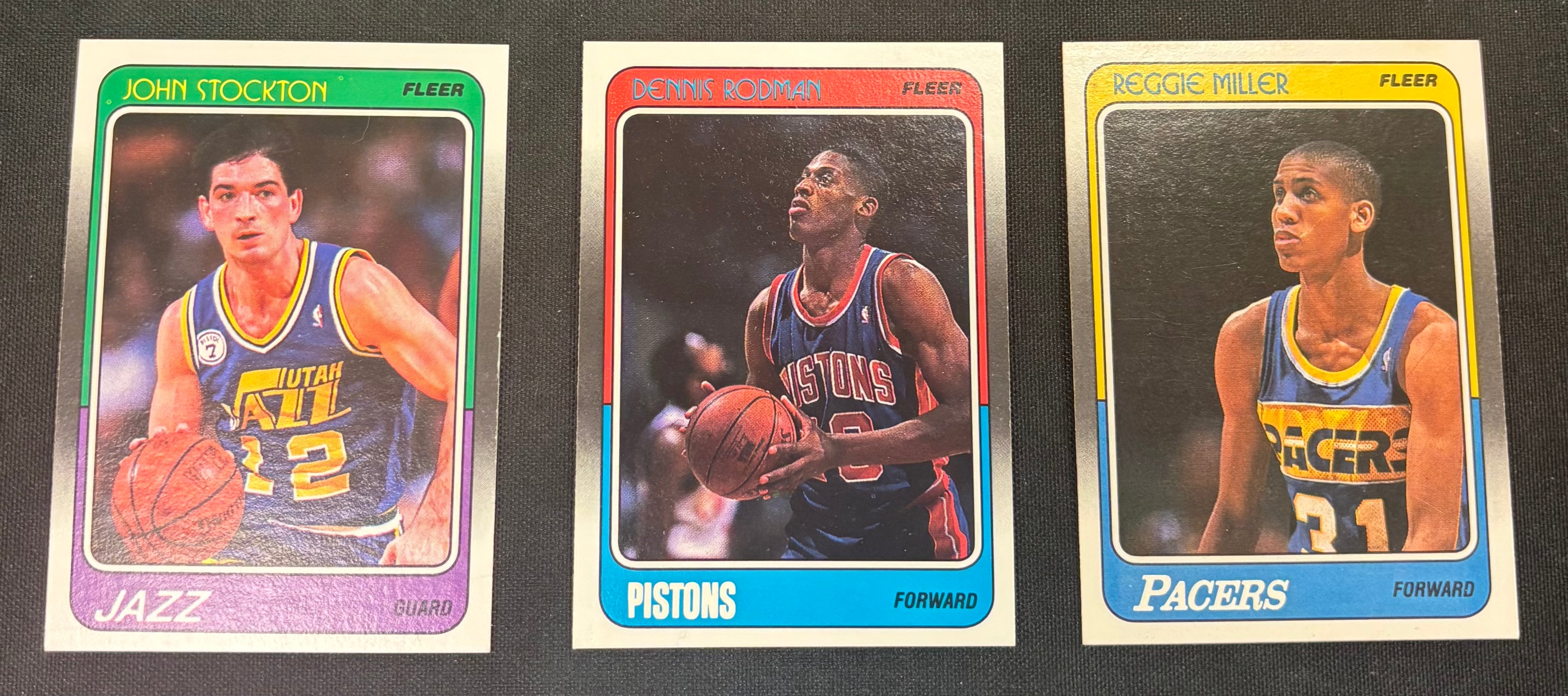 1988-89 Fleer Basketball Complete Set (132+11 Stickers) NM-MT "A"