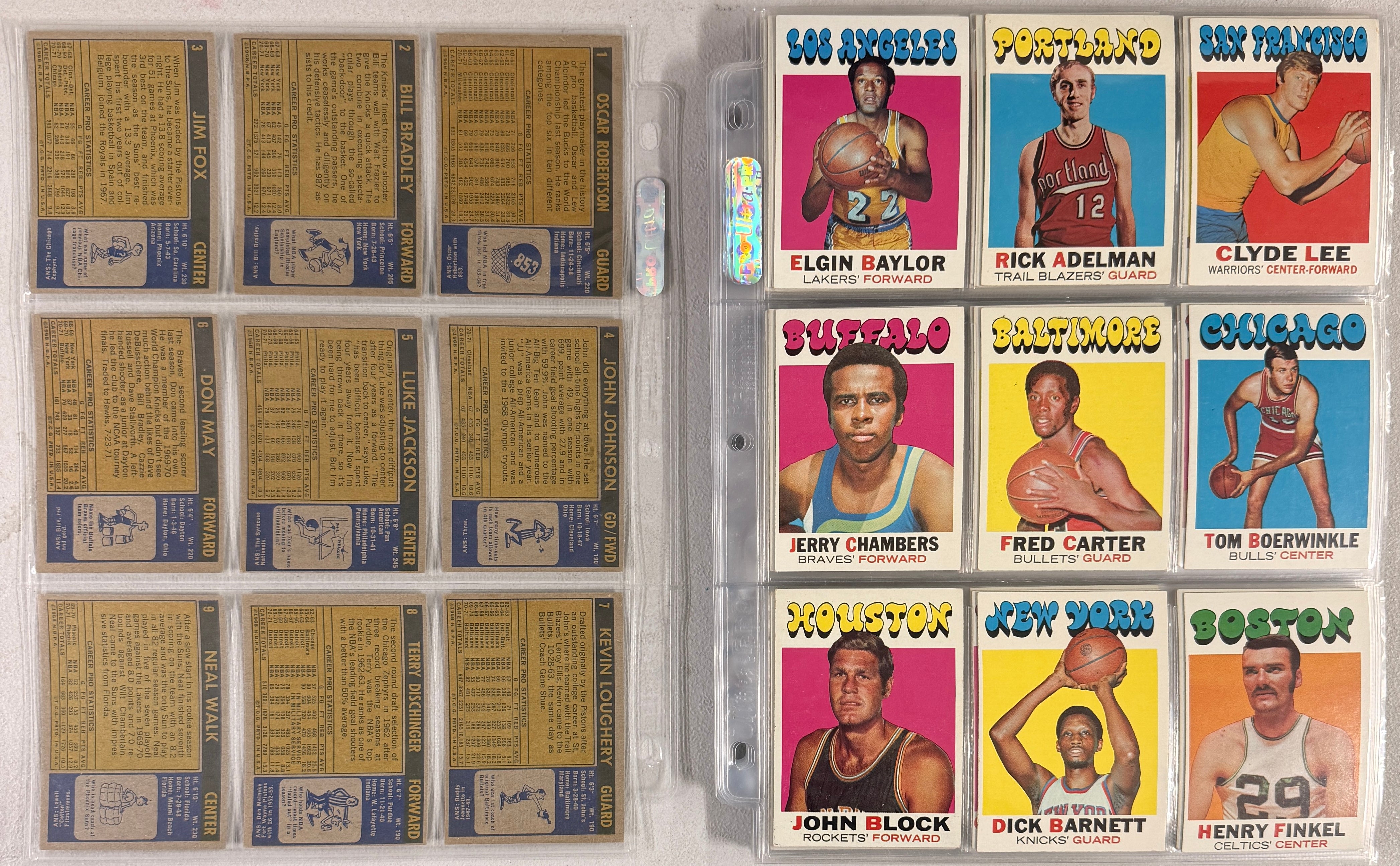 1971/72 Topps Basketball Complete Set (233) EX-NM