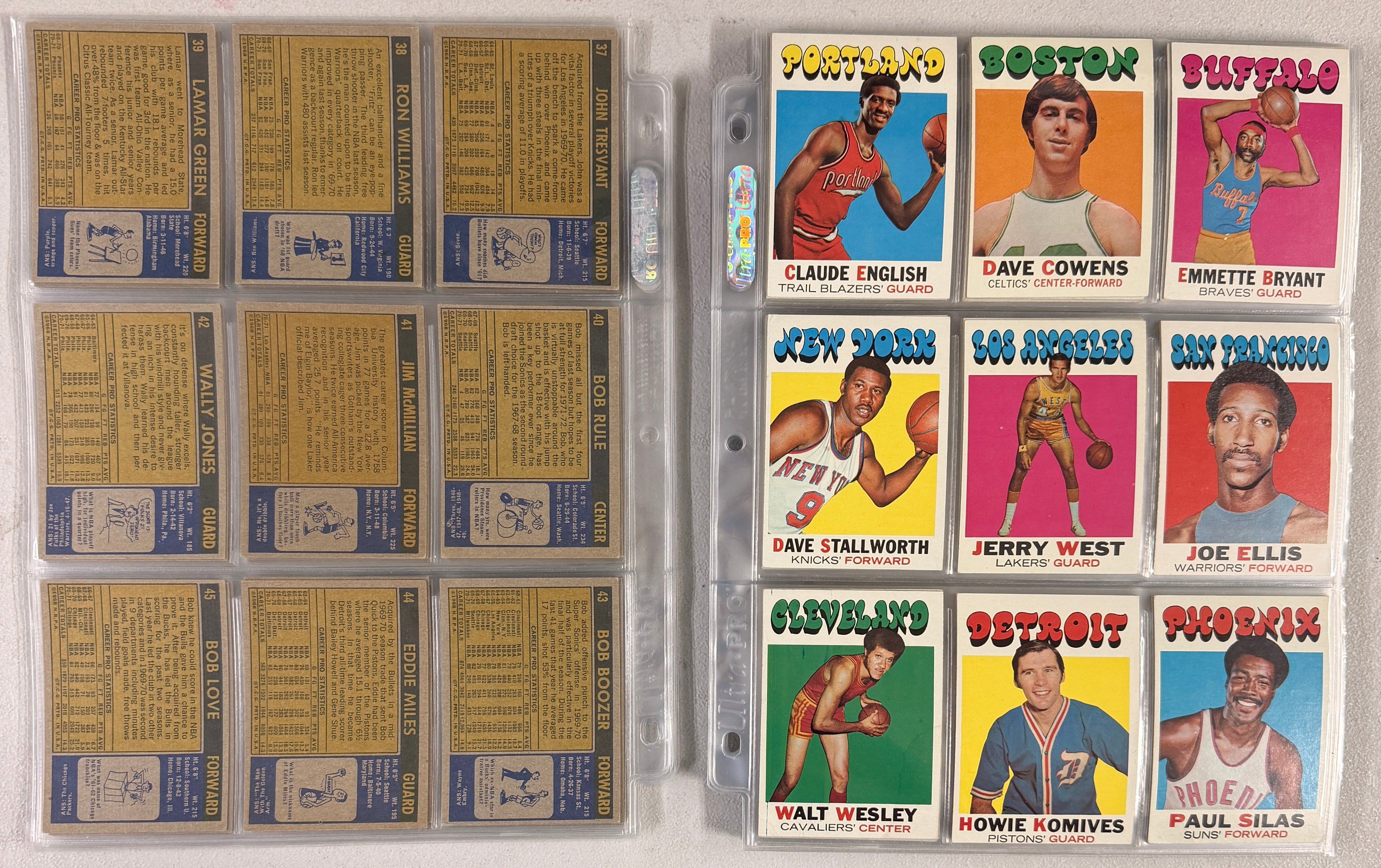 1971/72 Topps Basketball Complete Set (233) EX-NM