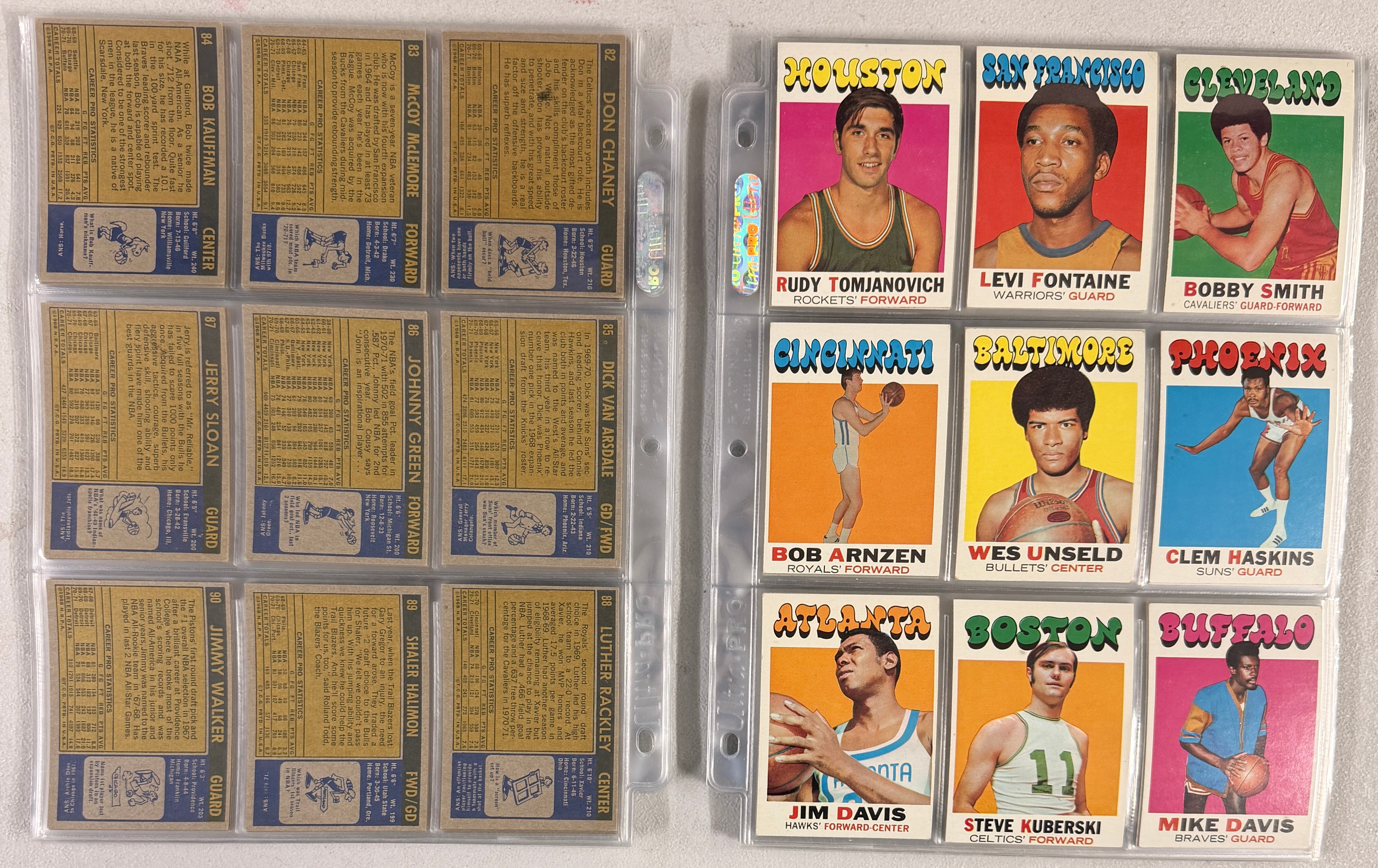 1971/72 Topps Basketball Complete Set (233) EX-NM
