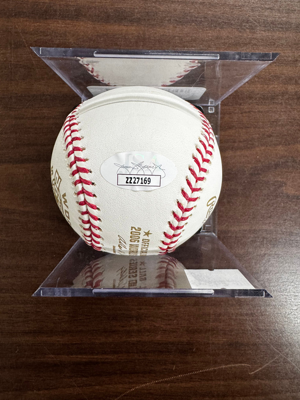 Justin Verlander Signed Autographed Rawlings 2006 World Series Baseball JSA LOA
