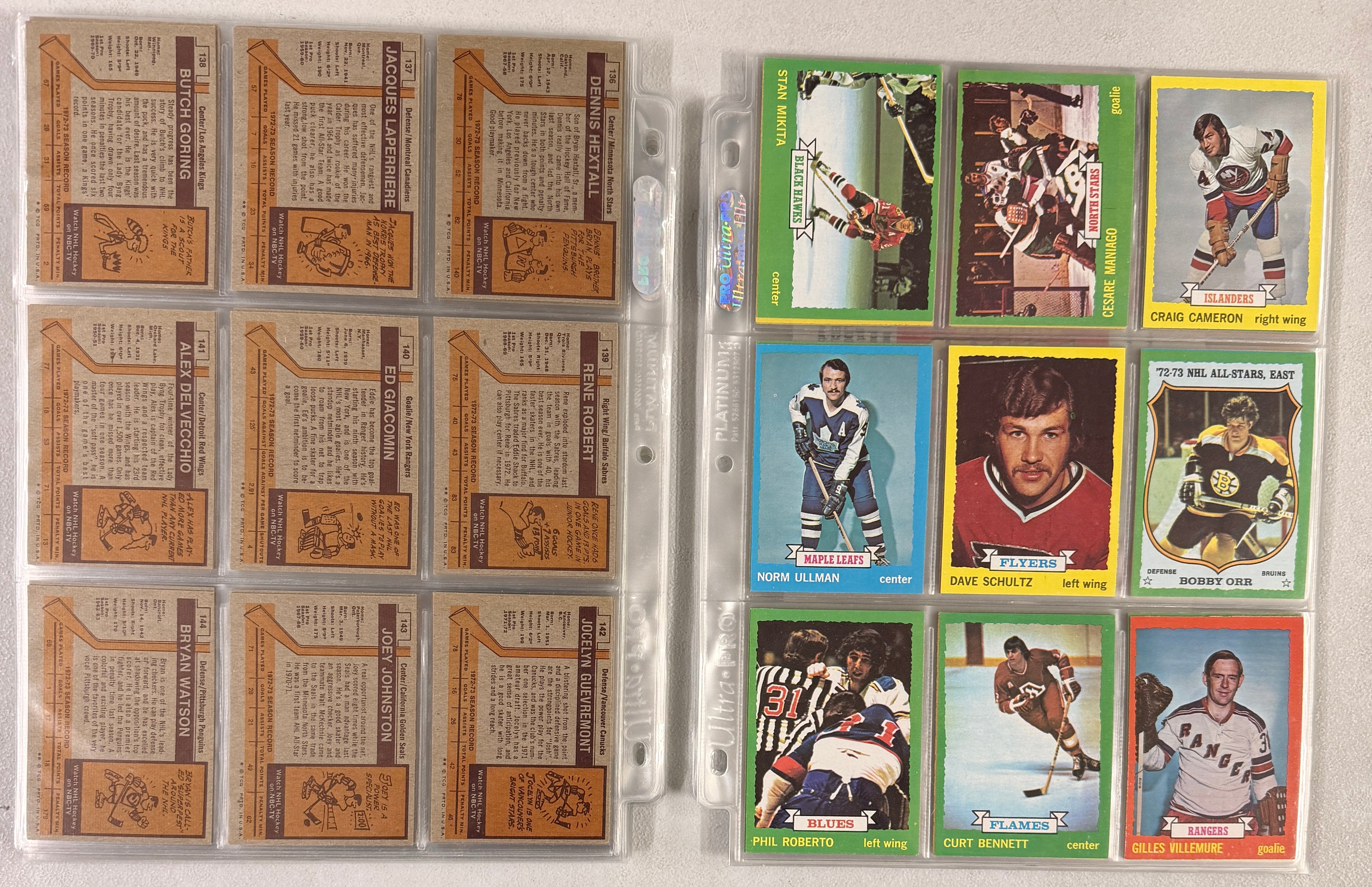 1973/74 Topps Hockey Near Complete Set (196/198) w/ Wax Wrapper EX-NM