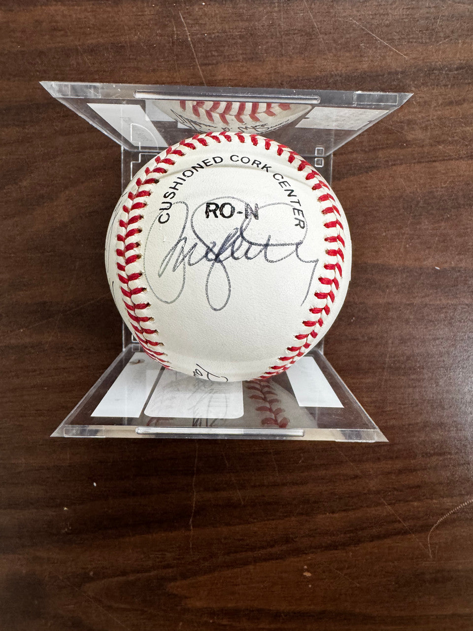 Payne Stewart Maddux Sandberg ++ Signed Autographed Rawlings ONL Baseball JSA