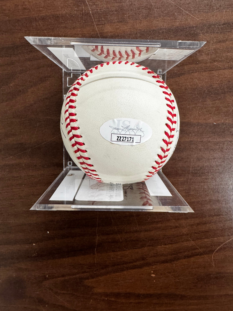 Payne Stewart Maddux Sandberg ++ Signed Autographed Rawlings ONL Baseball JSA