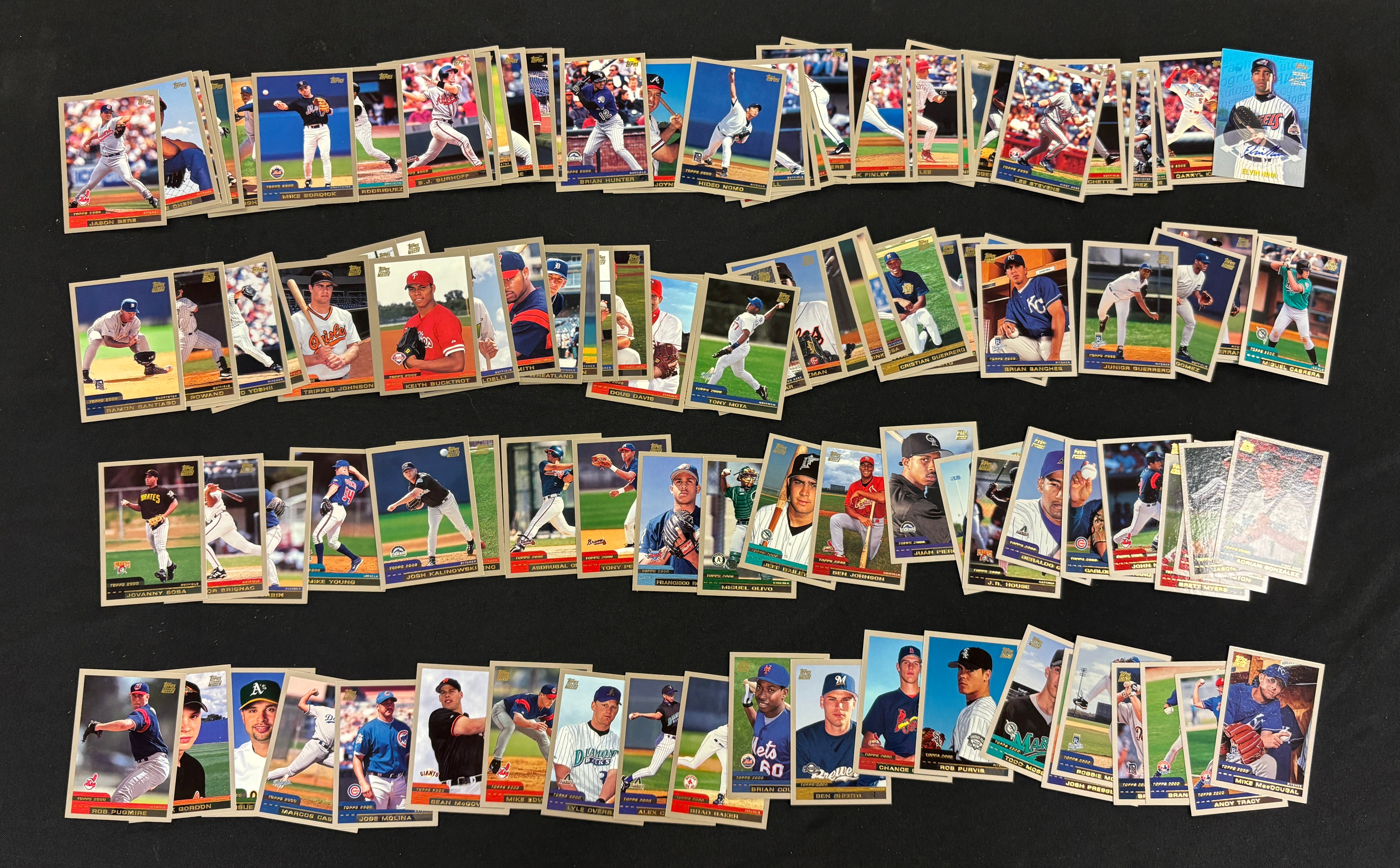 2000 Topps Traded and Rookies Baseball Opened Near-Complete Set