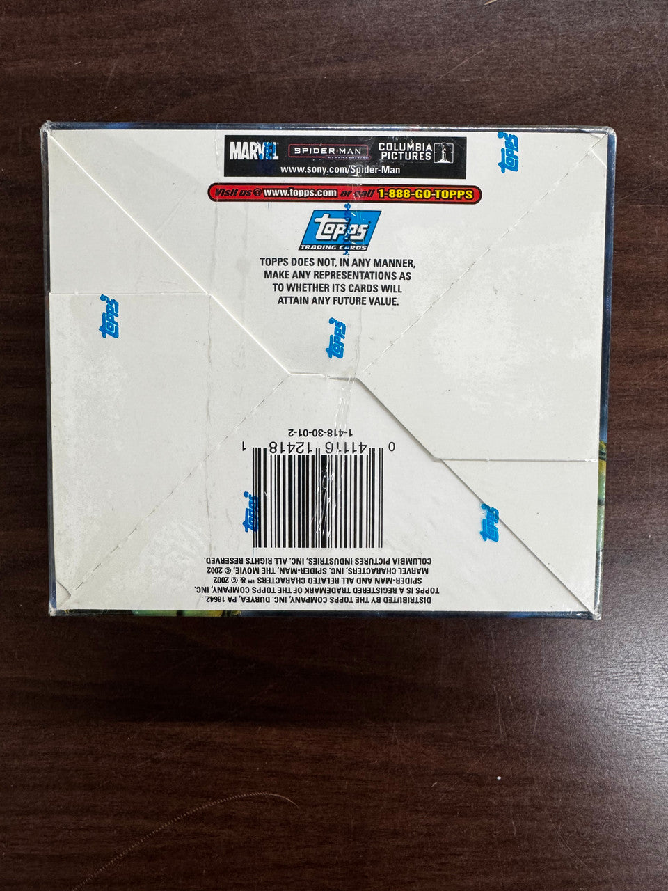 2002 Topps Spider-Man Movie Cards Box Factory Sealed