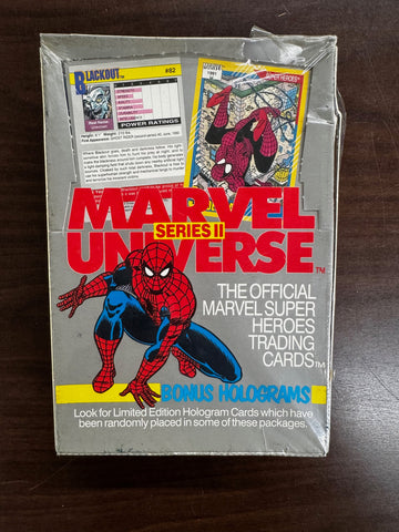 1991 Impel Marvel Universe Series 2 Wax Box Factory Sealed